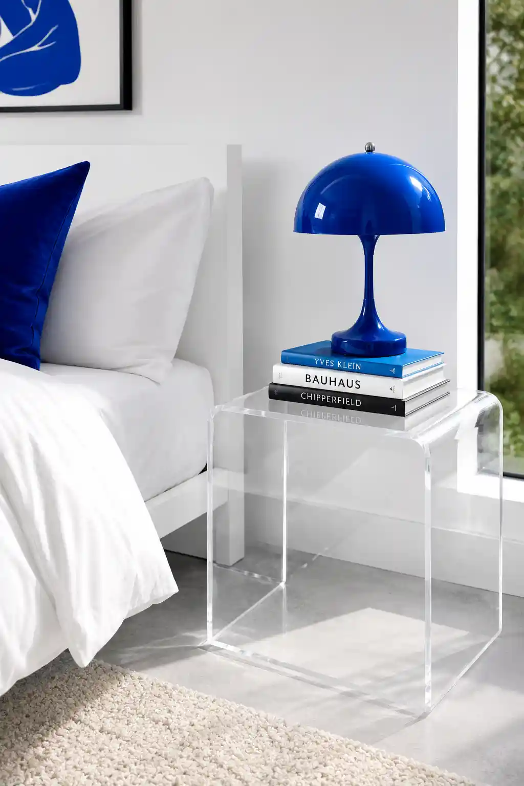 Clear Lucite Ghost Table