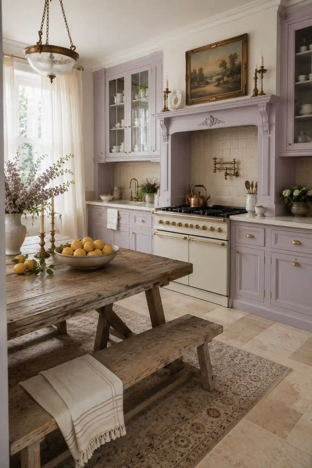 Airy Lavender and Natural Stone Calm