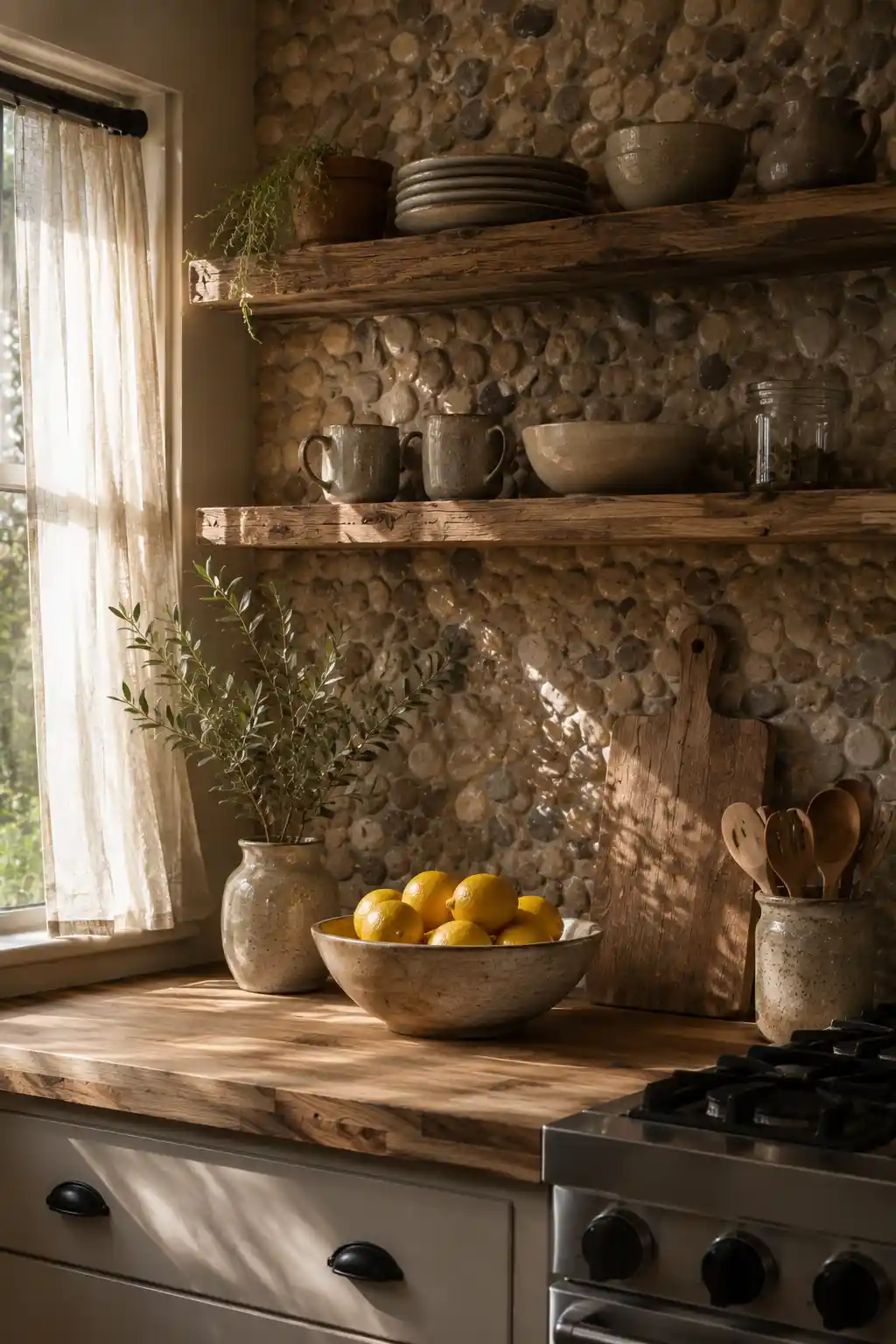 Natural Stone Pebble Mosaics