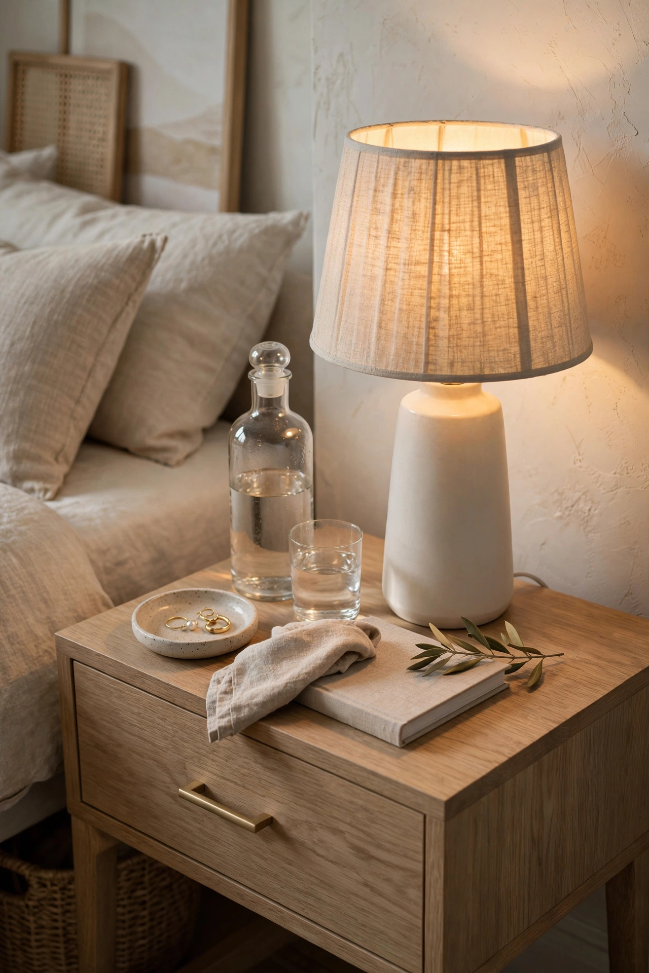 The Boutique Hotel Nightstand Setup