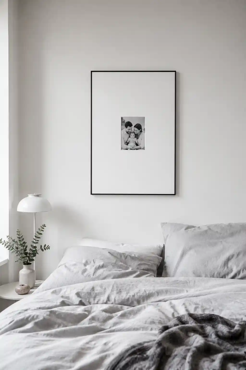 Minimalist Wide-Mat Portraits