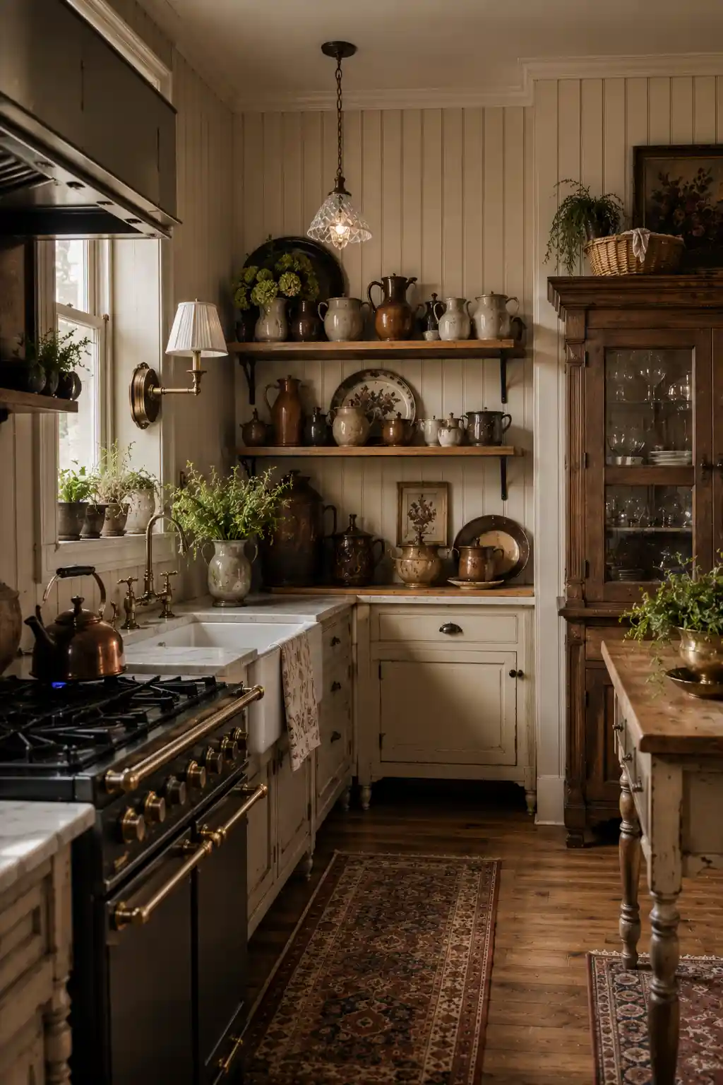 Rustic Beadboard and Earthy Tones