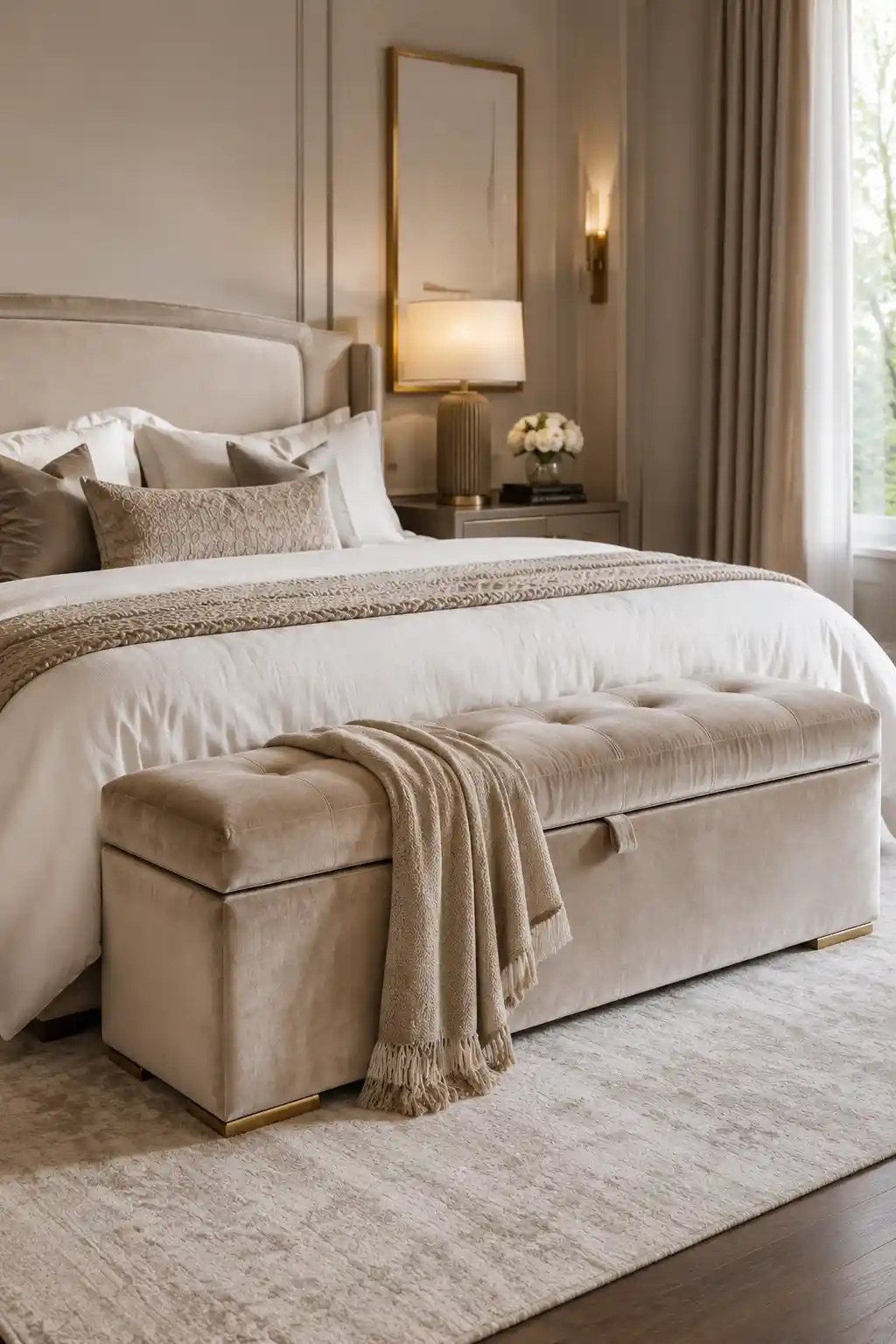 Elegant Storage Ottoman Benches