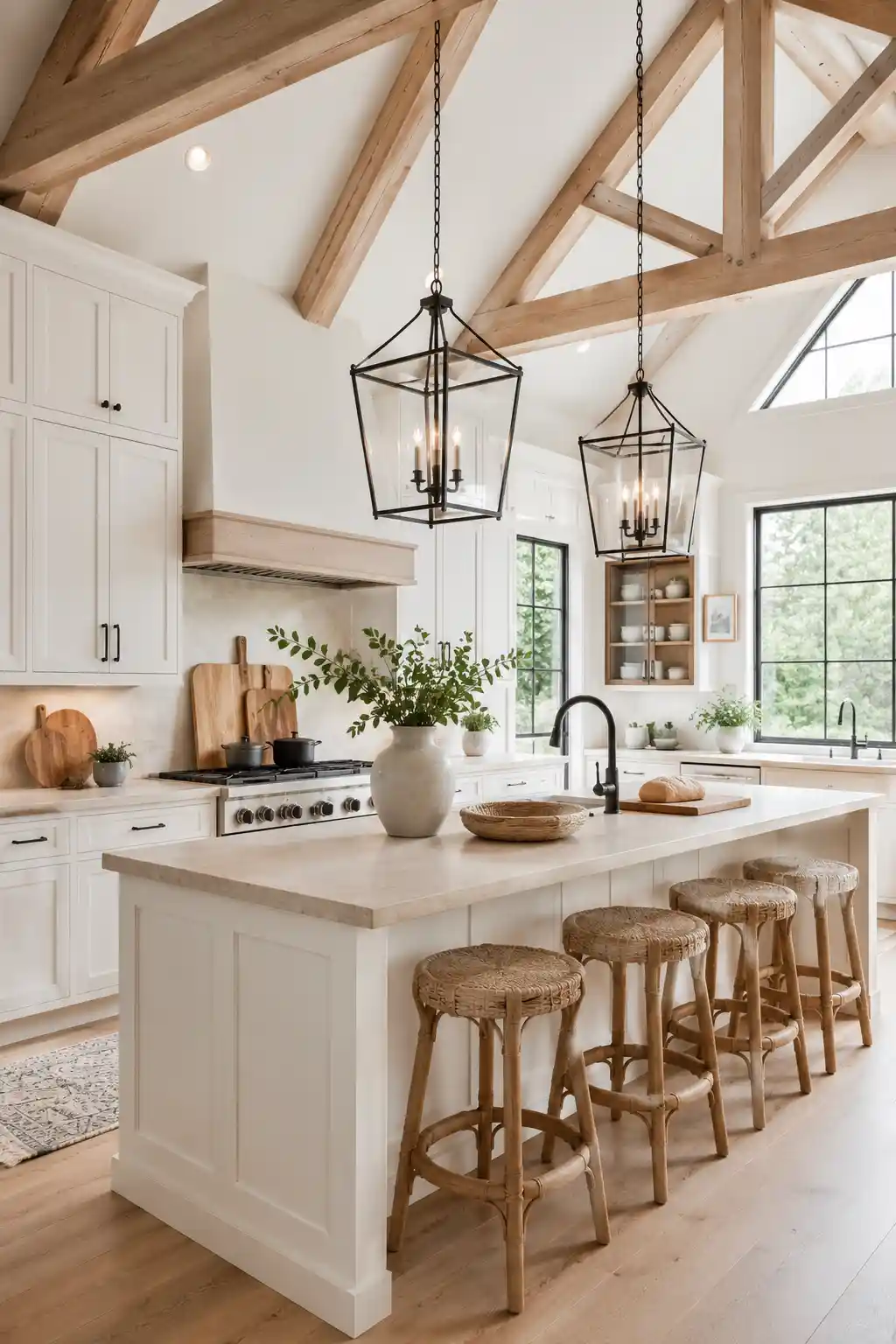 Modern Timber and Vaulted Ceilings