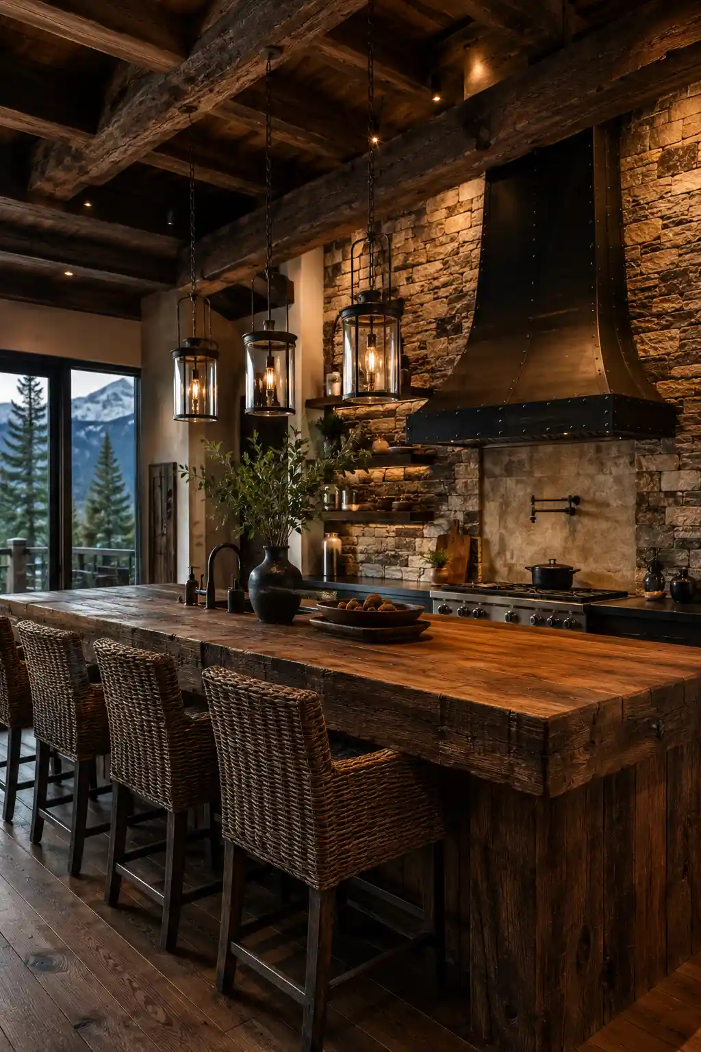 Rustic Mountain Lodge Influence