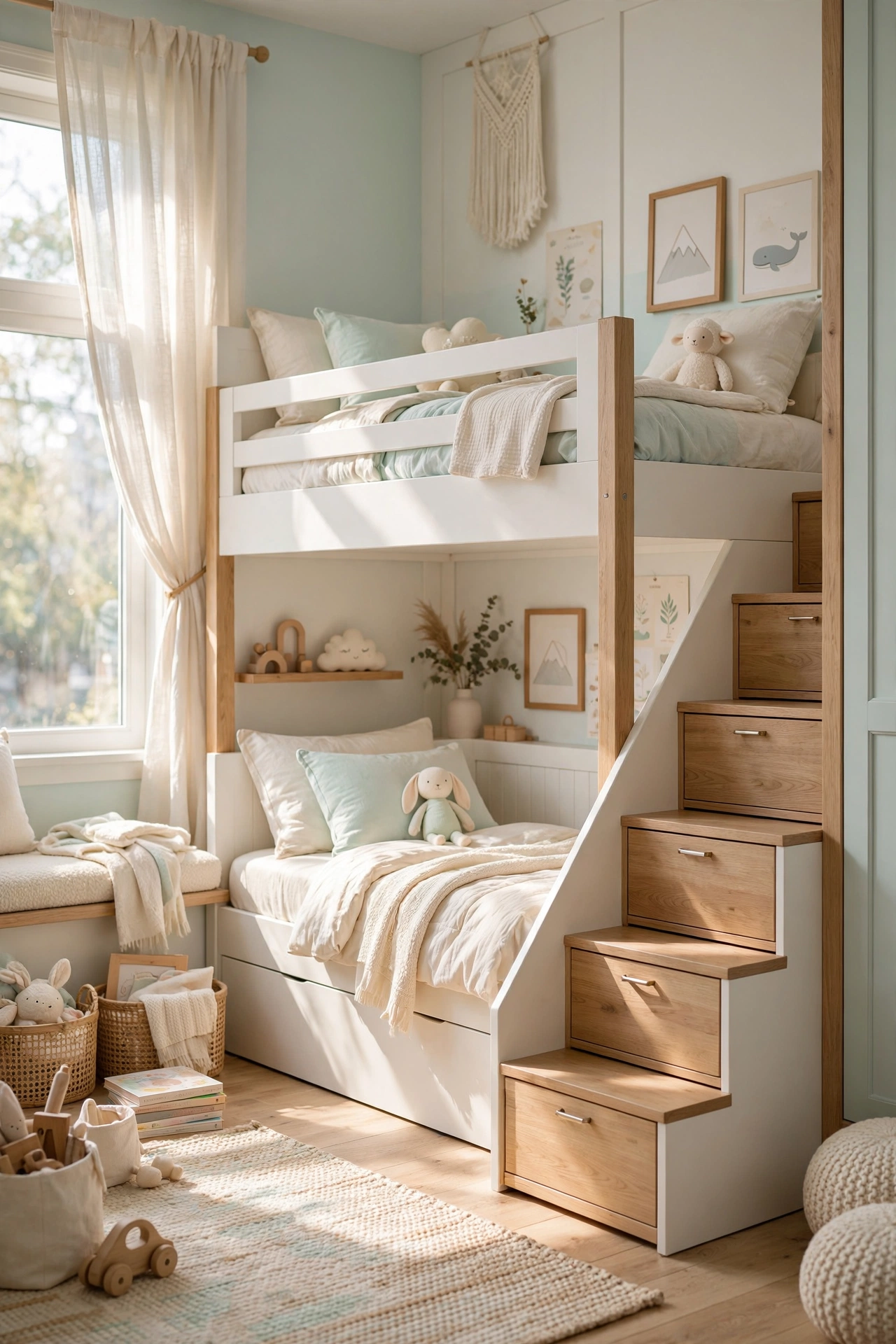 Custom Built-In Bunk Bed Systems