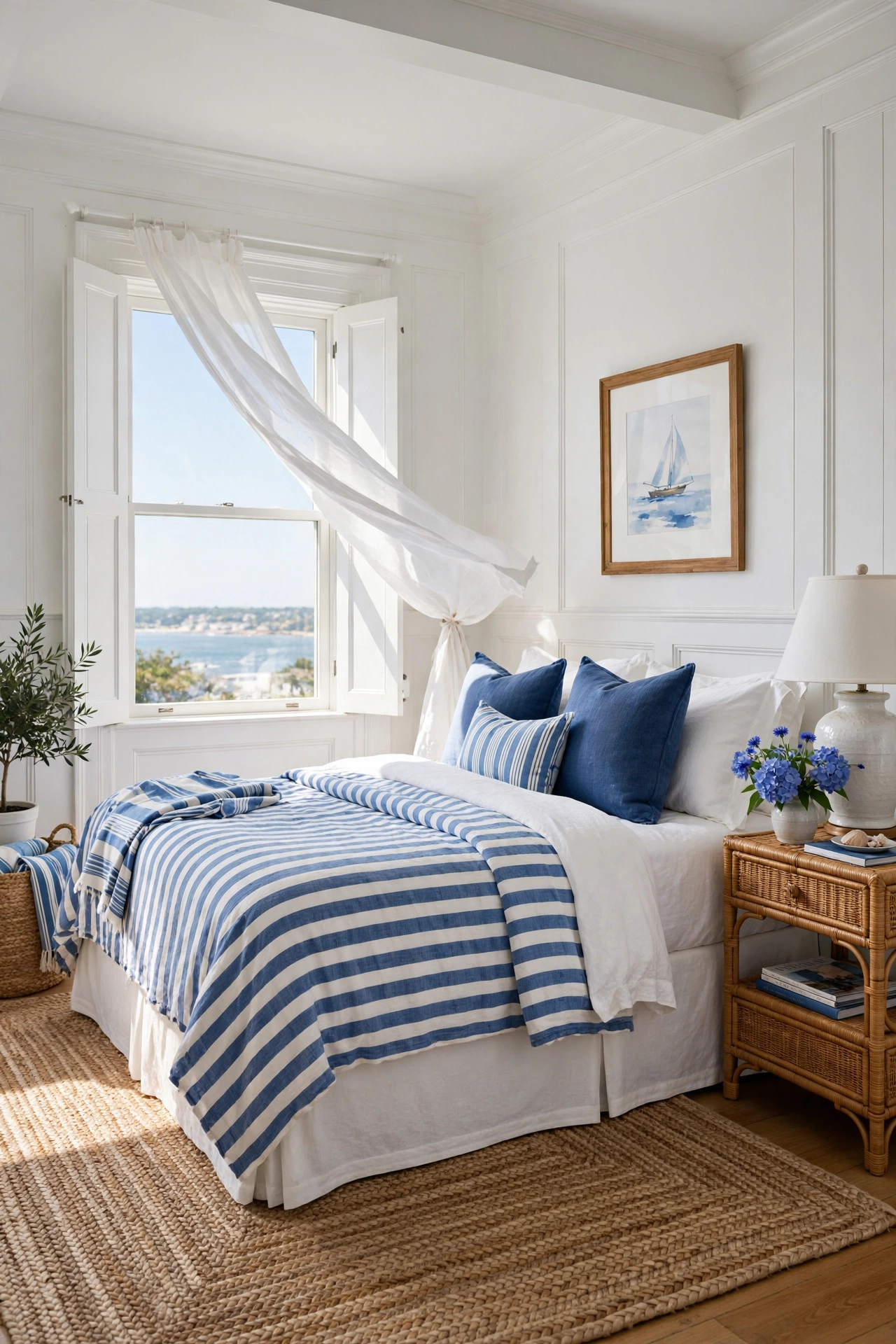 Classic Blue and White Coastal Charm