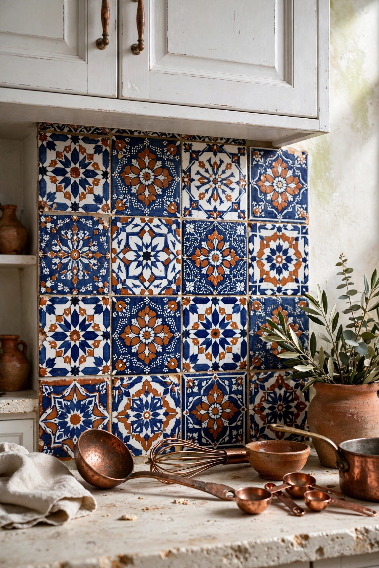 Hand-Painted Moroccan Patterns