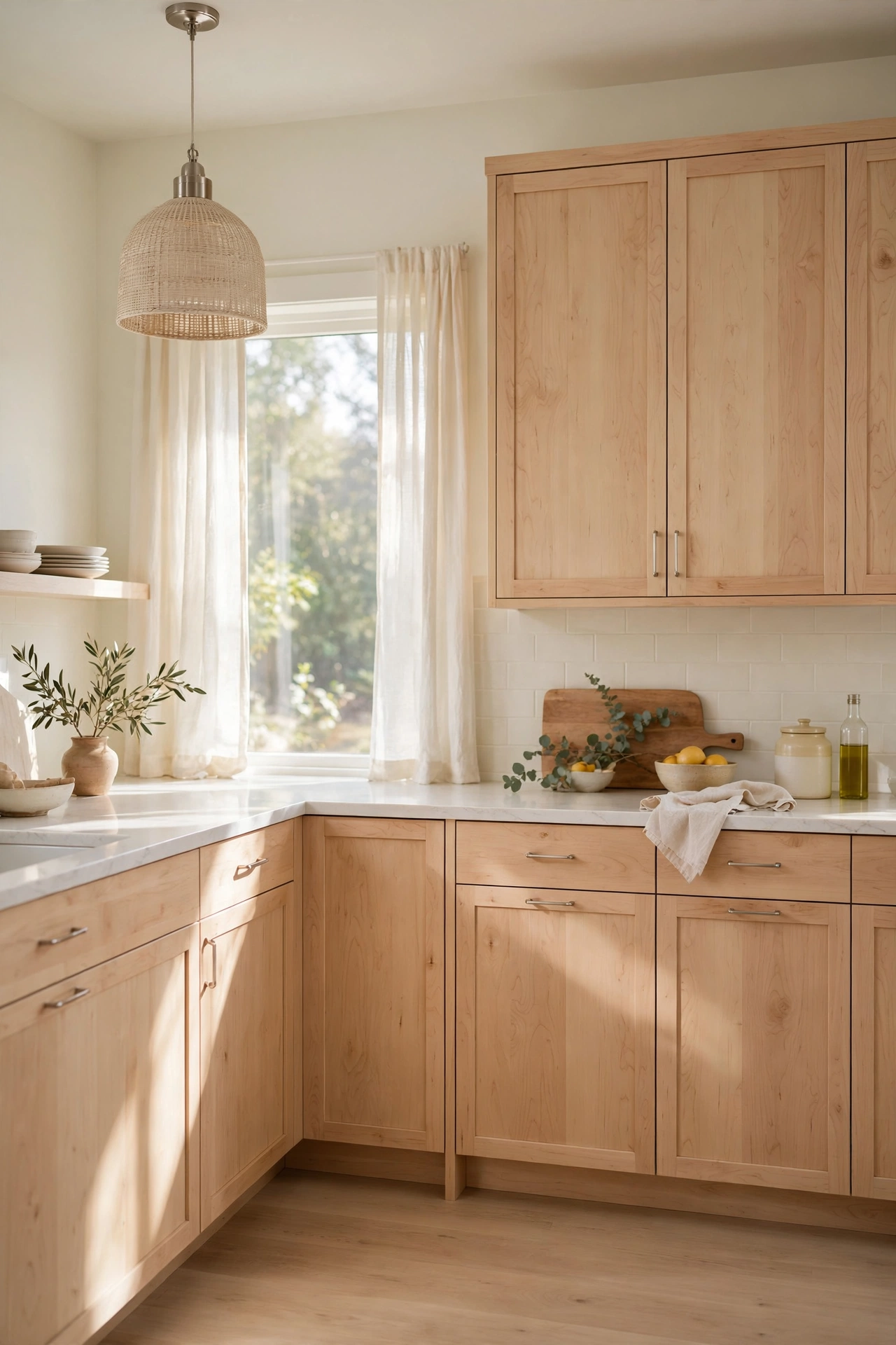 Airy Elegance with Natural Maple