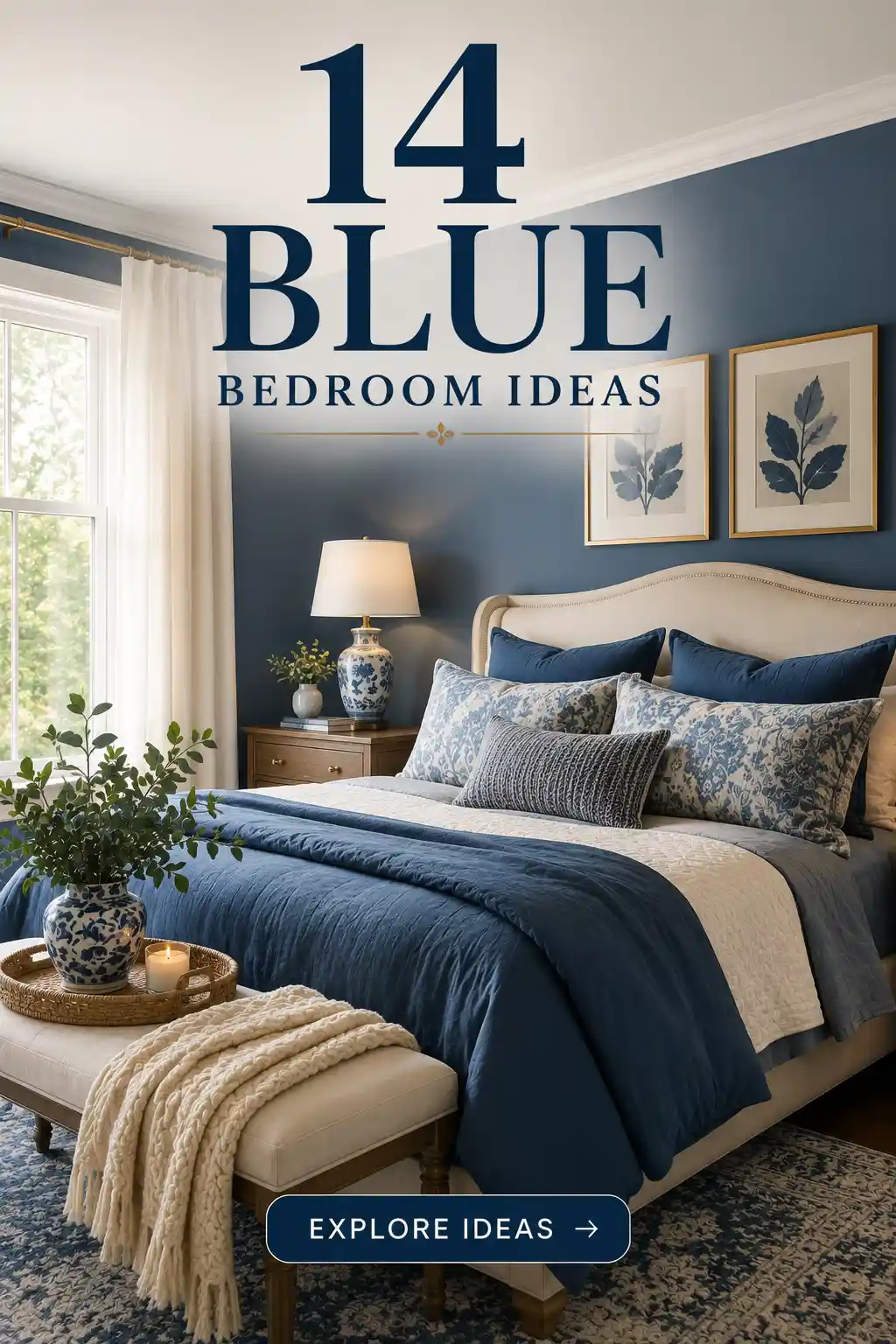 14 Stunning Blue Bedroom Ideas for a Peaceful Sanctuary