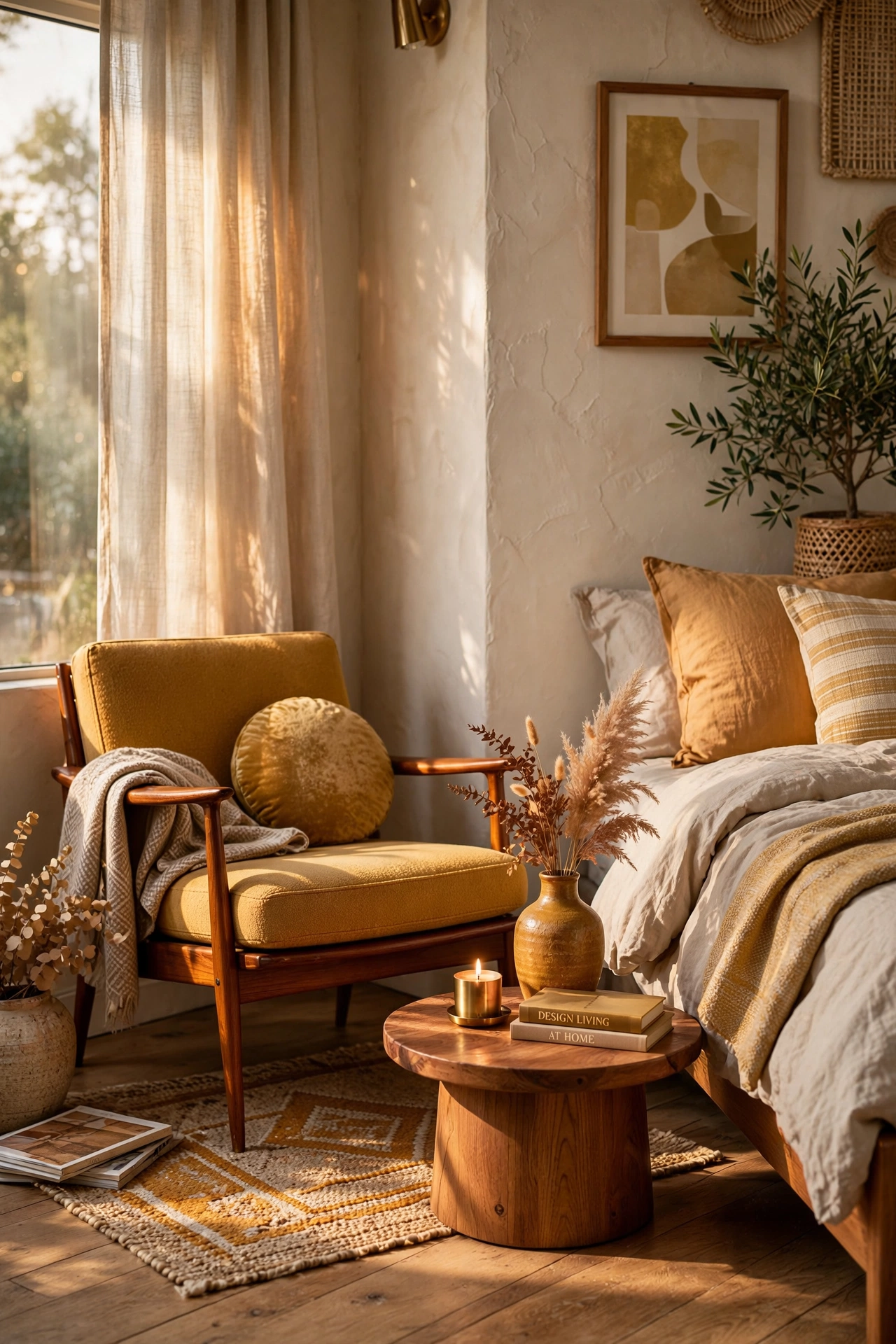 Vintage Flair with Mid-Century Teak Seating
