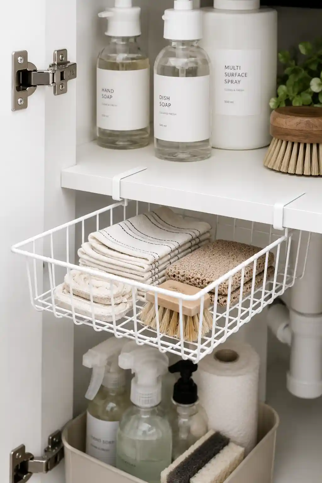 Under-Shelf Hanging Baskets for Air Space