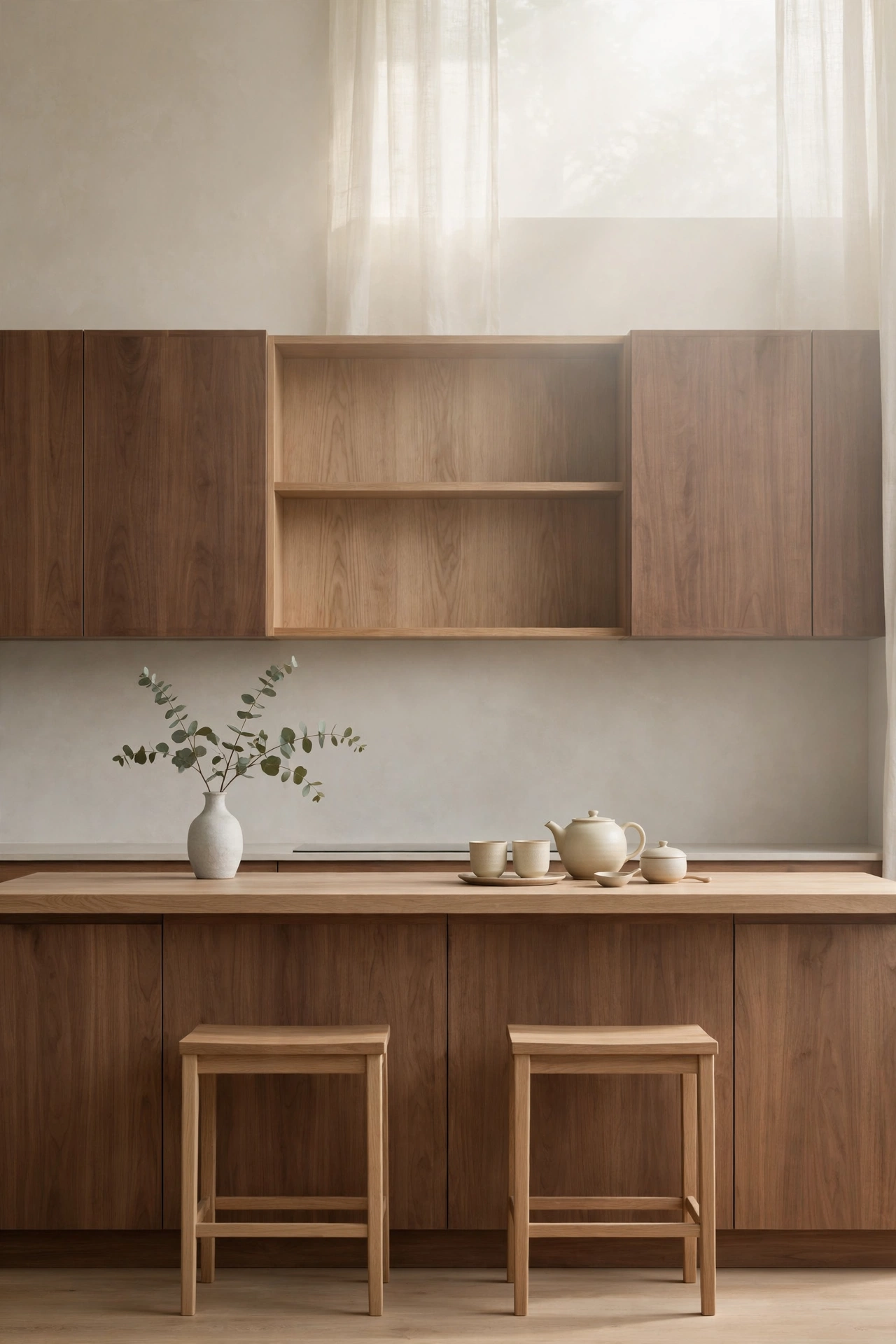The Japandi Fusion: Walnut Meets Scandinavian Simplicity