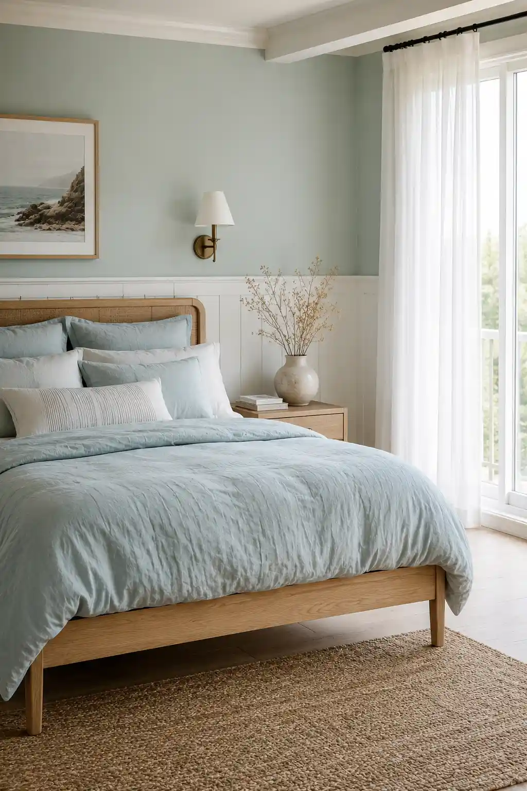 Airy Sage Green and Sky Blue