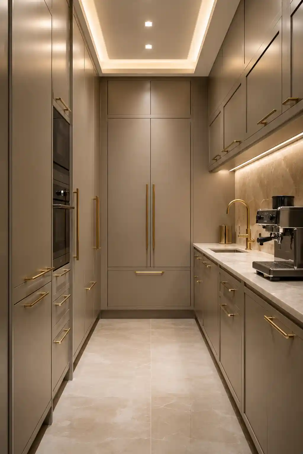 Refined Creamy Neutrals and Calacatta Marble