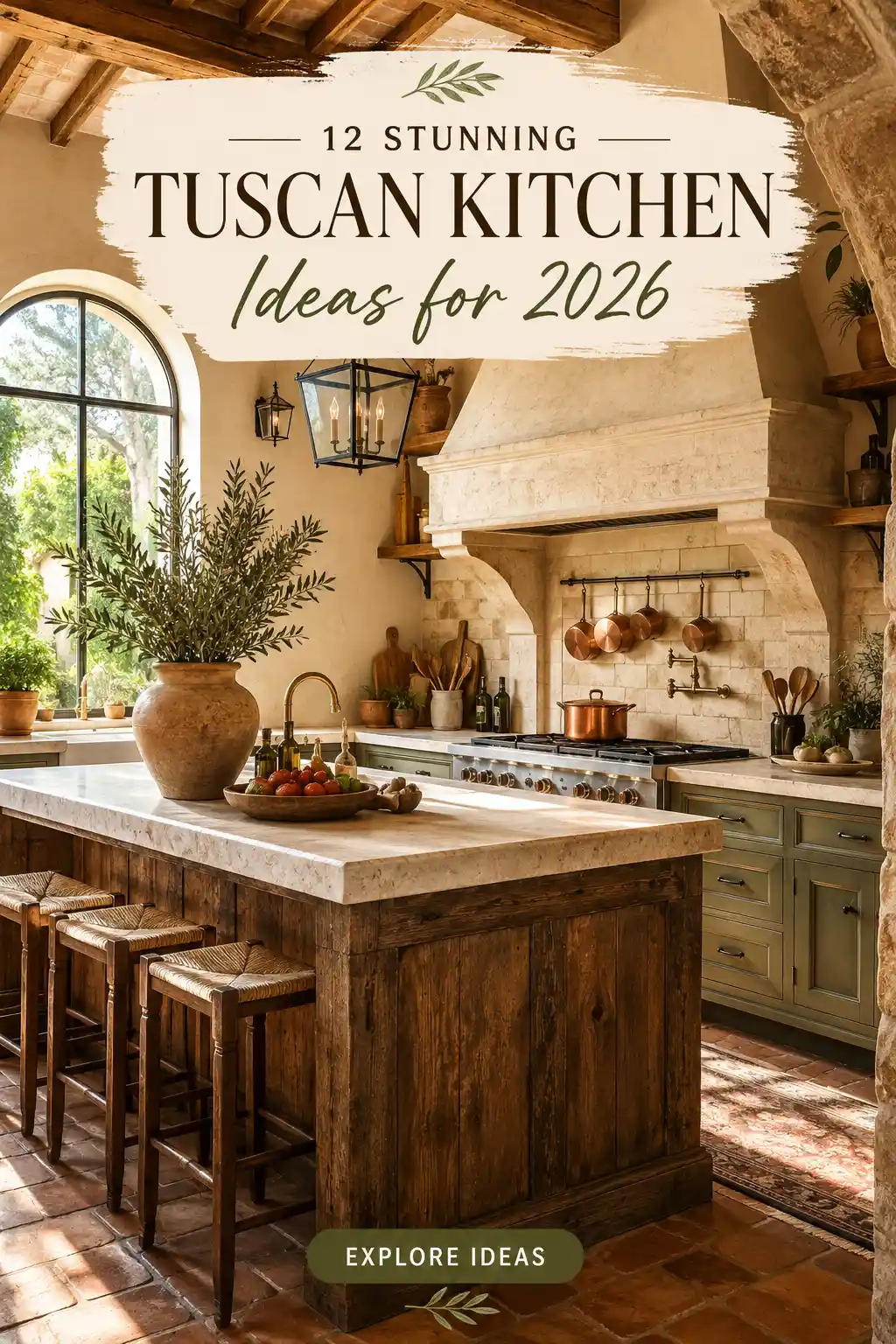 12 Stunning Tuscan Kitchen Design Ideas for 2026 to Elevate Your Home