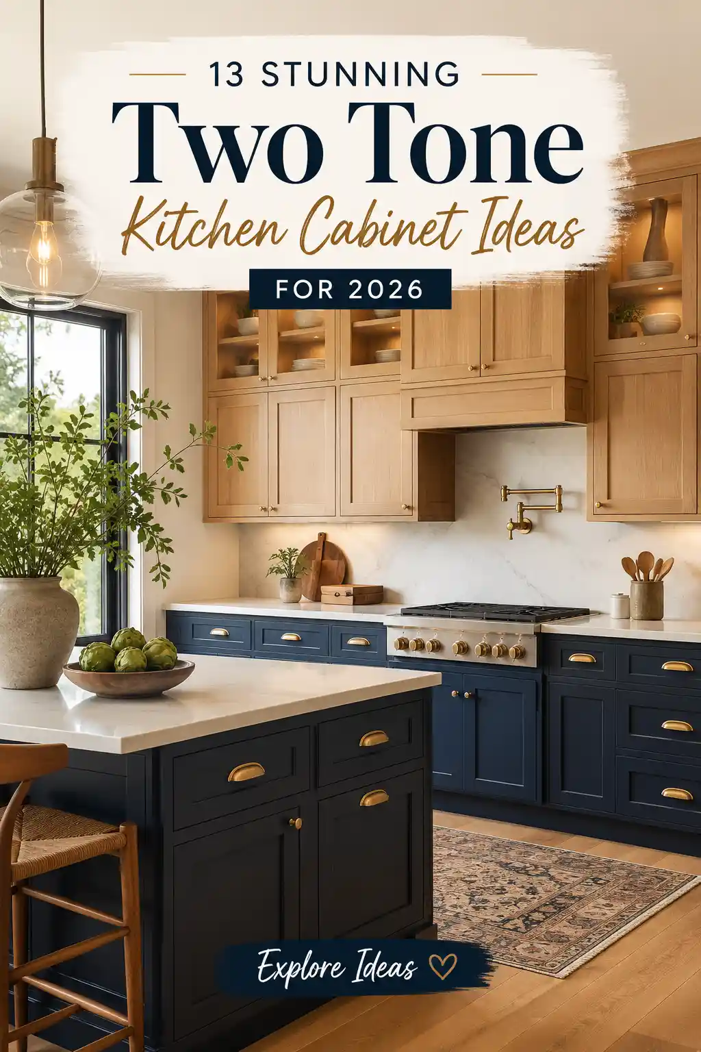 13 Stunning Two Tone Kitchen Cabinet Ideas for 2026 to Transform Your Space