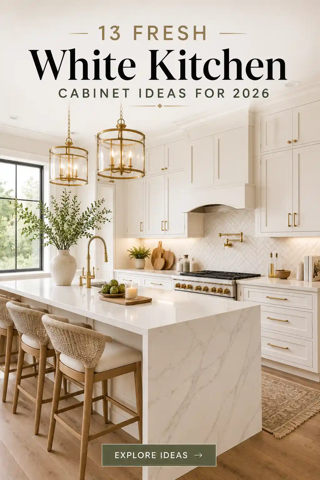 13 Fresh White Kitchen Cabinet Ideas for 2026 to Elevate Your Home