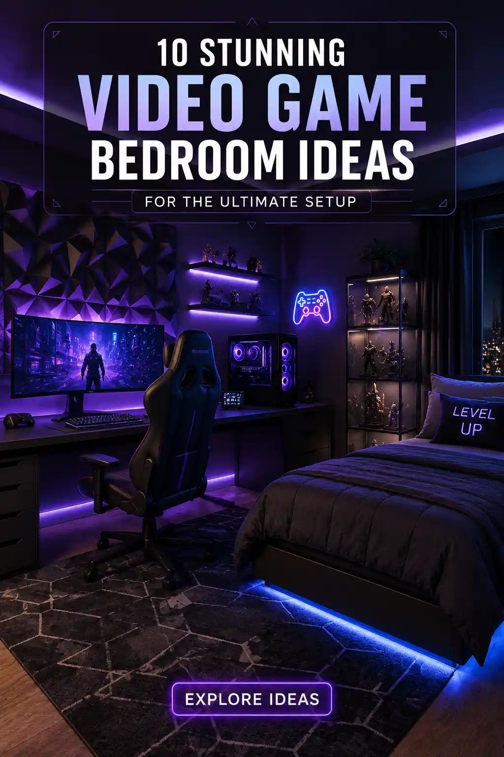 10 Stunning Video Game Bedroom Ideas for the Ultimate Setup