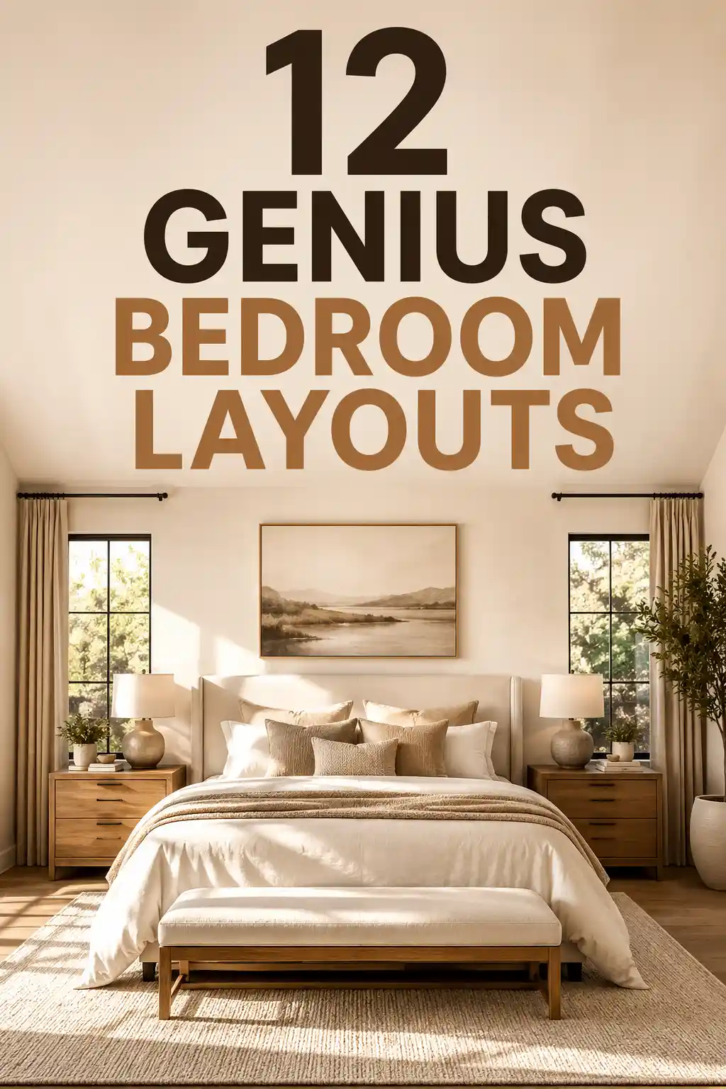 12 Smart Bedroom Furniture Arrangements for Every Space