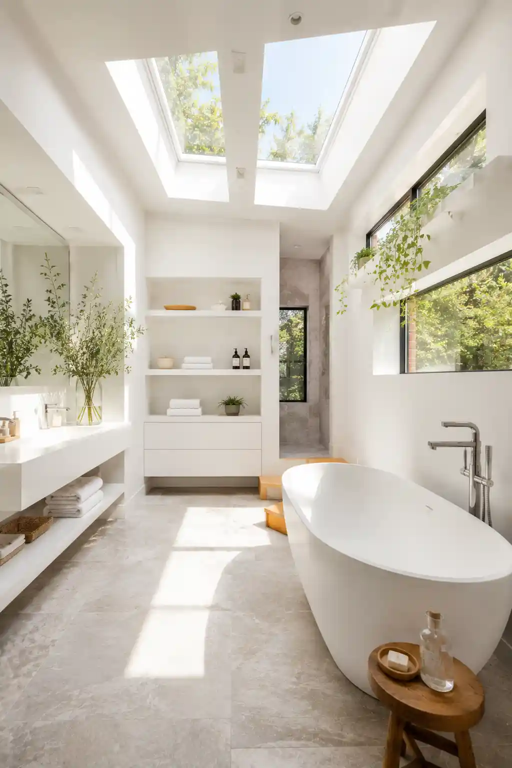 Airy Skylight Bath