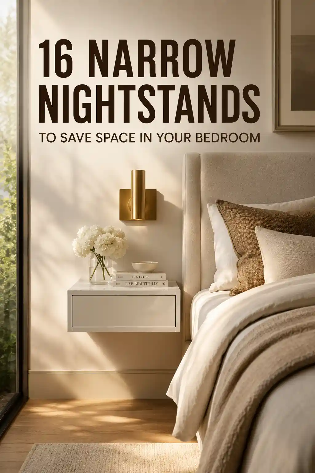 16 Clever Narrow Nightstands to Save Space in Your Bedroom