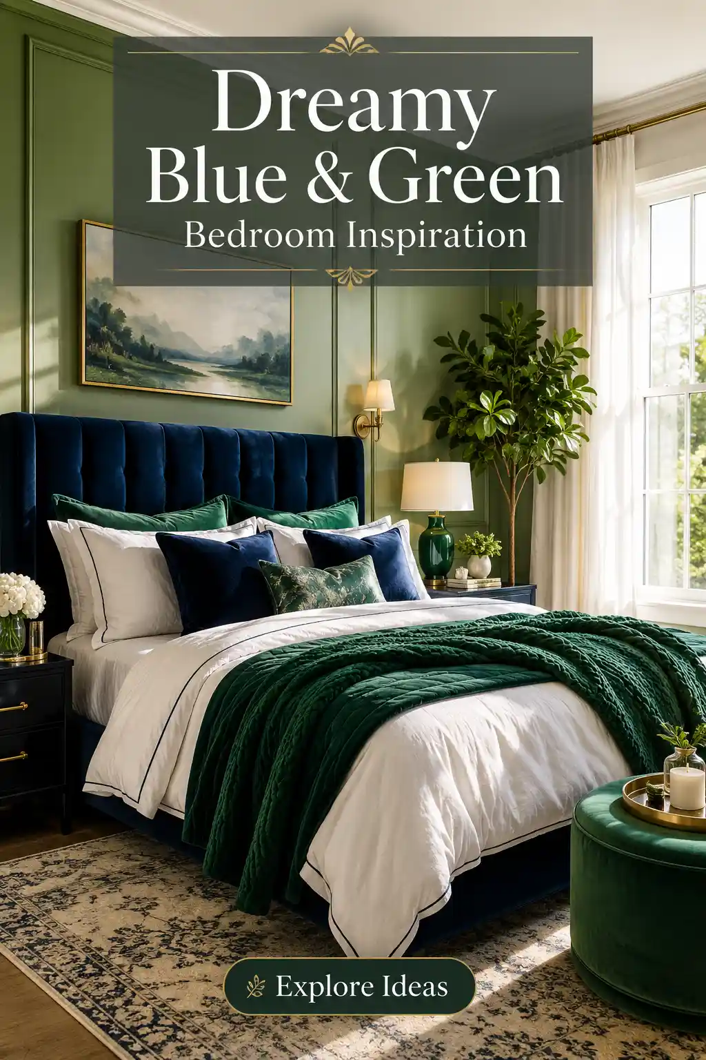 11 Stunning Blue and Green Bedroom Ideas for a Peaceful Retreat
