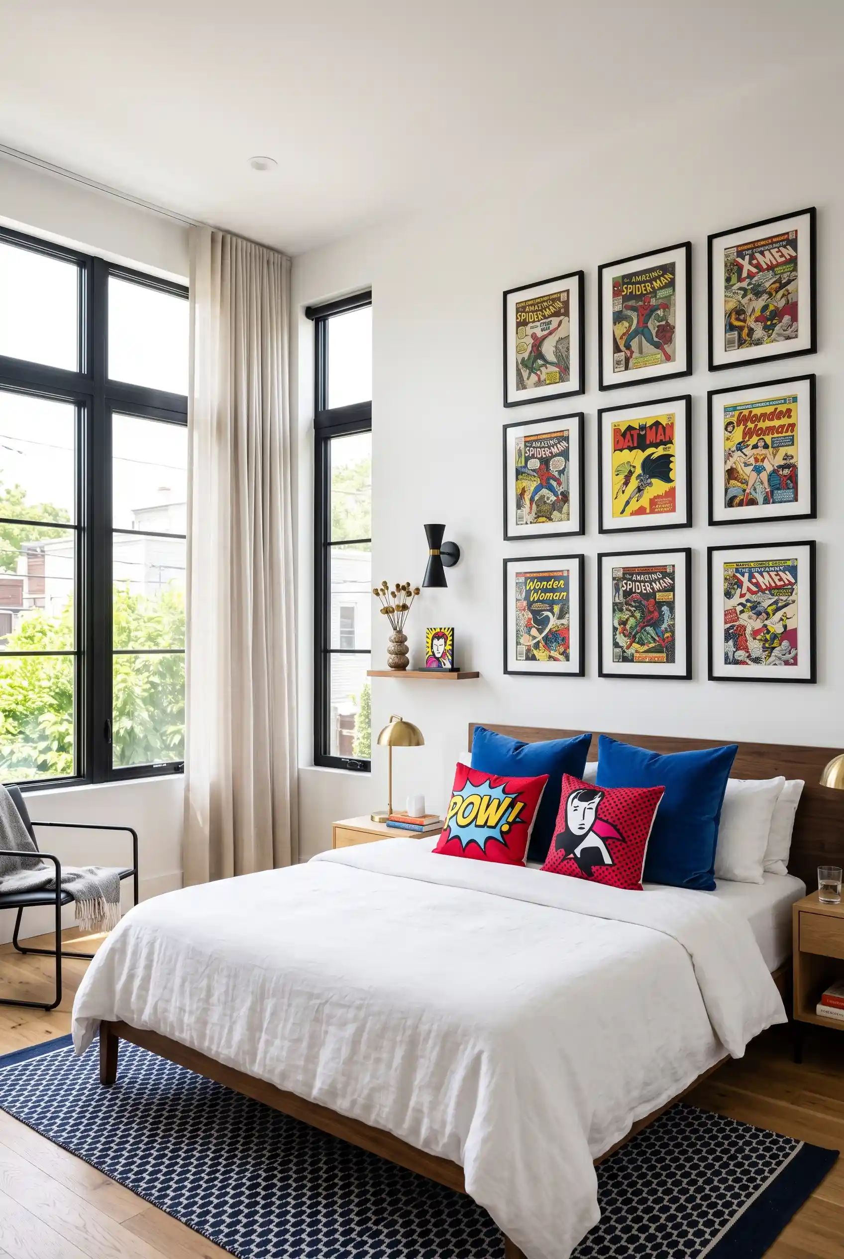 Bold Superhero-Themed Retreat