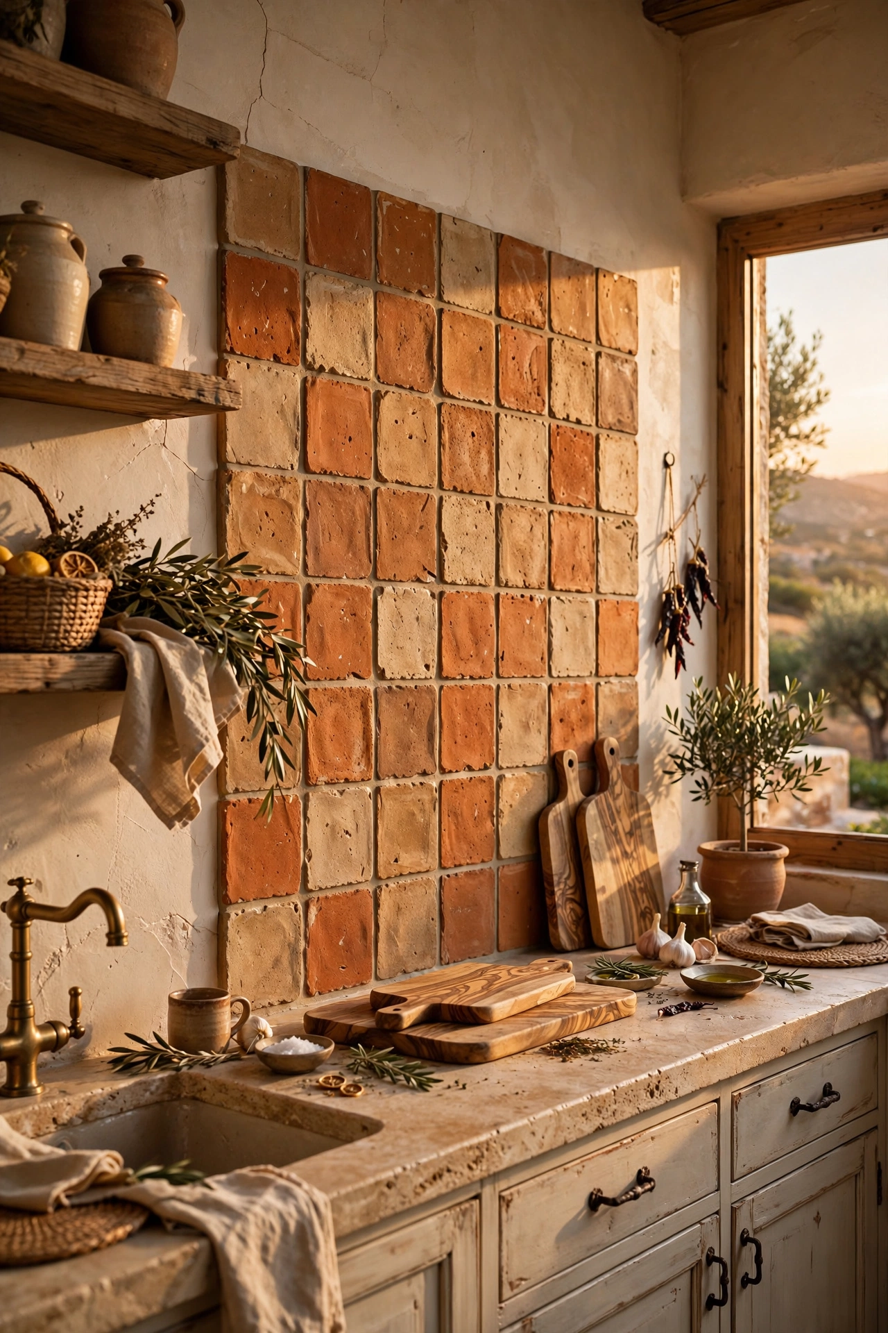 Warm Terracotta Tiles
