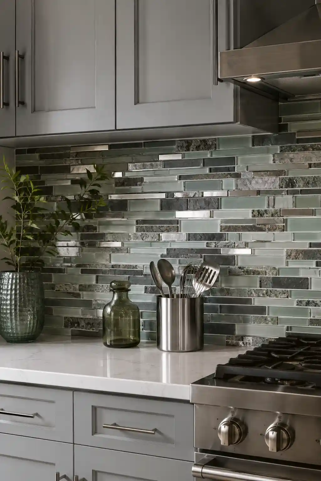 Mixed Material Mosaic Blends