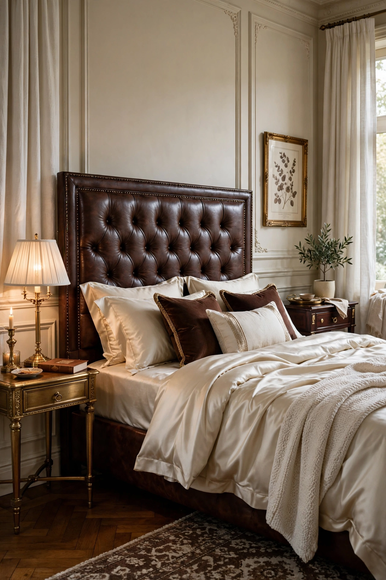 Chocolate Brown and Rich Cream