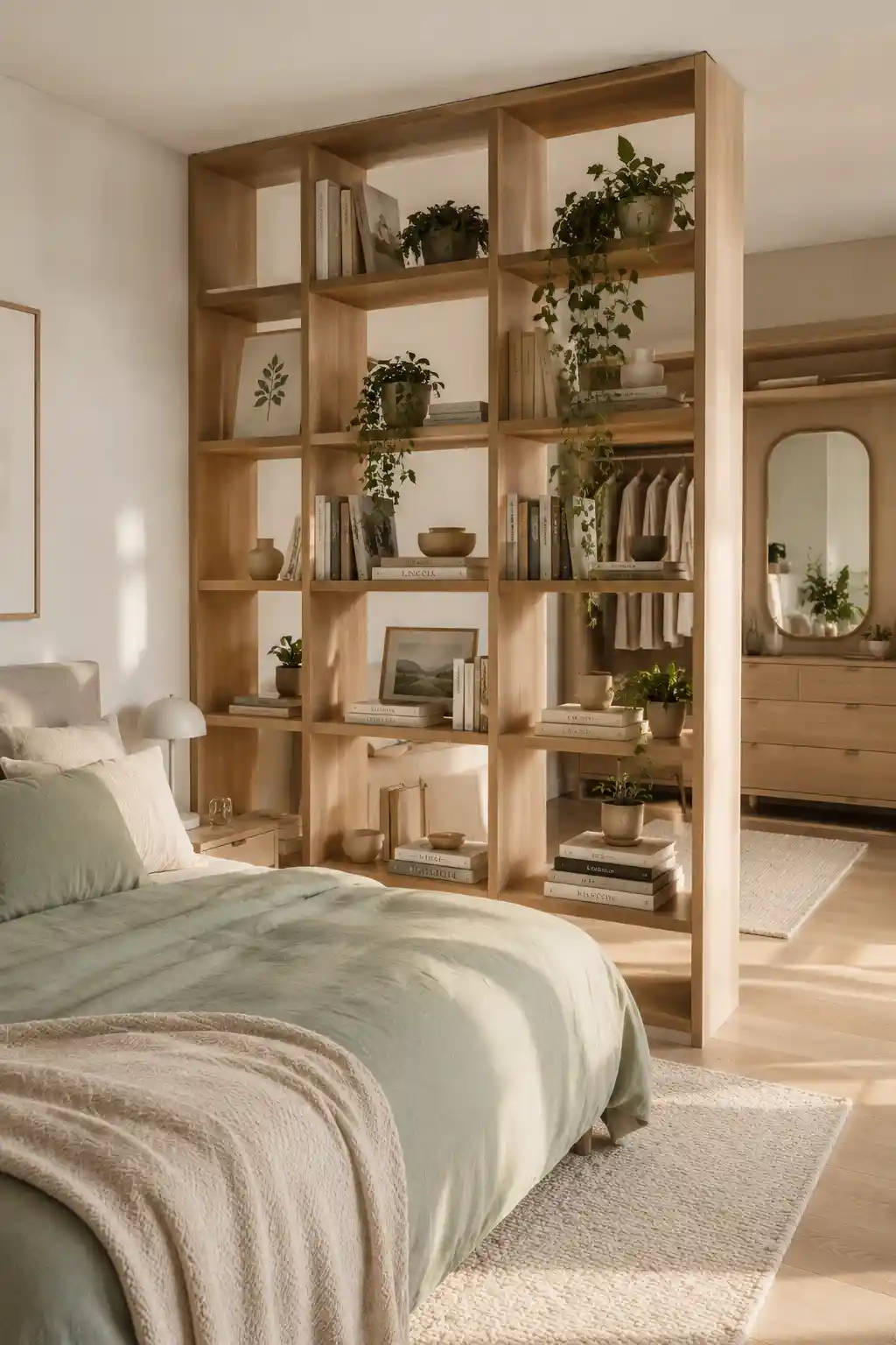 Open Shelving as a Functional Divider