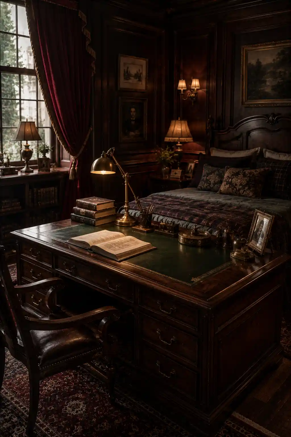 Timeless Mahogany Wood