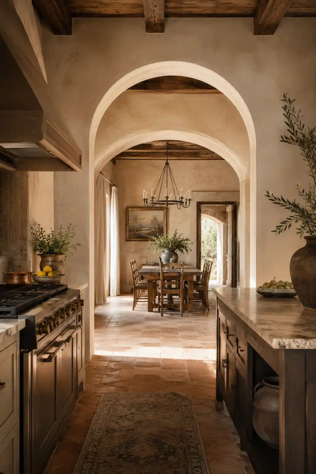 Grand Arched Doorways and Architectural Flow