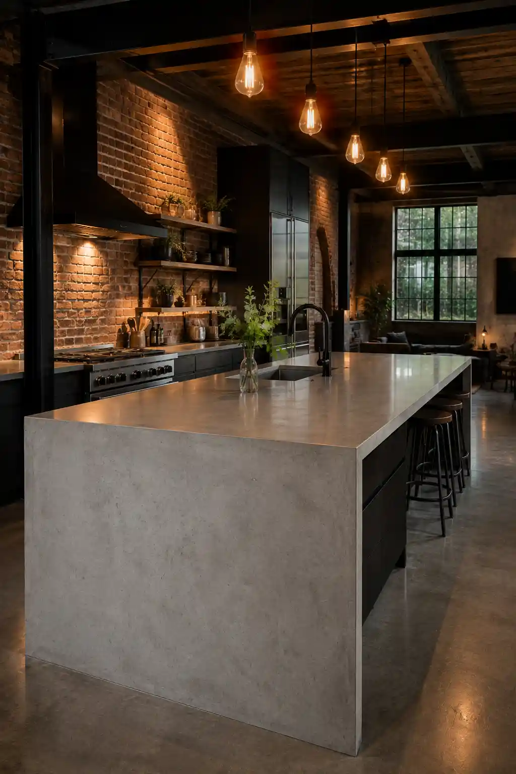 Industrial Polished Concrete Monolith