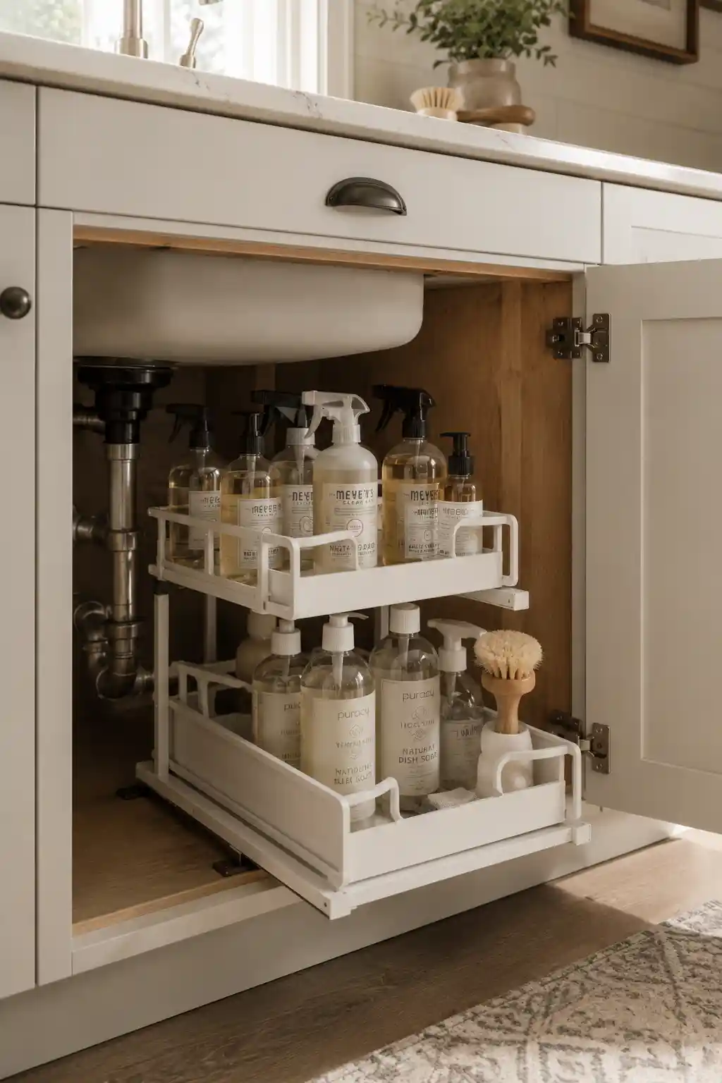 Verticality with Tiered Sliding Organizers