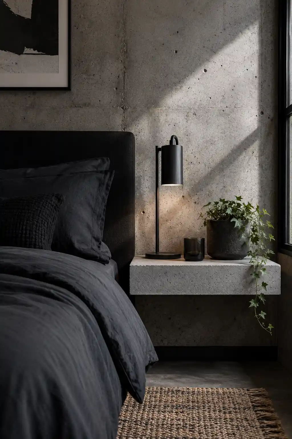 Brutalist Floating Concrete Ledge