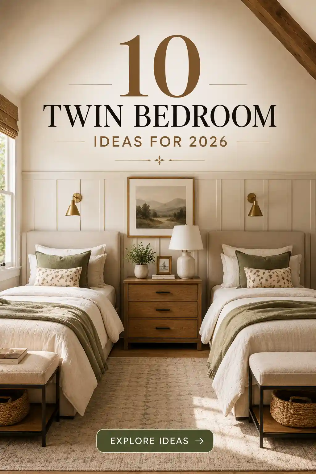 10 Stunning Twin Bedroom Ideas for 2026