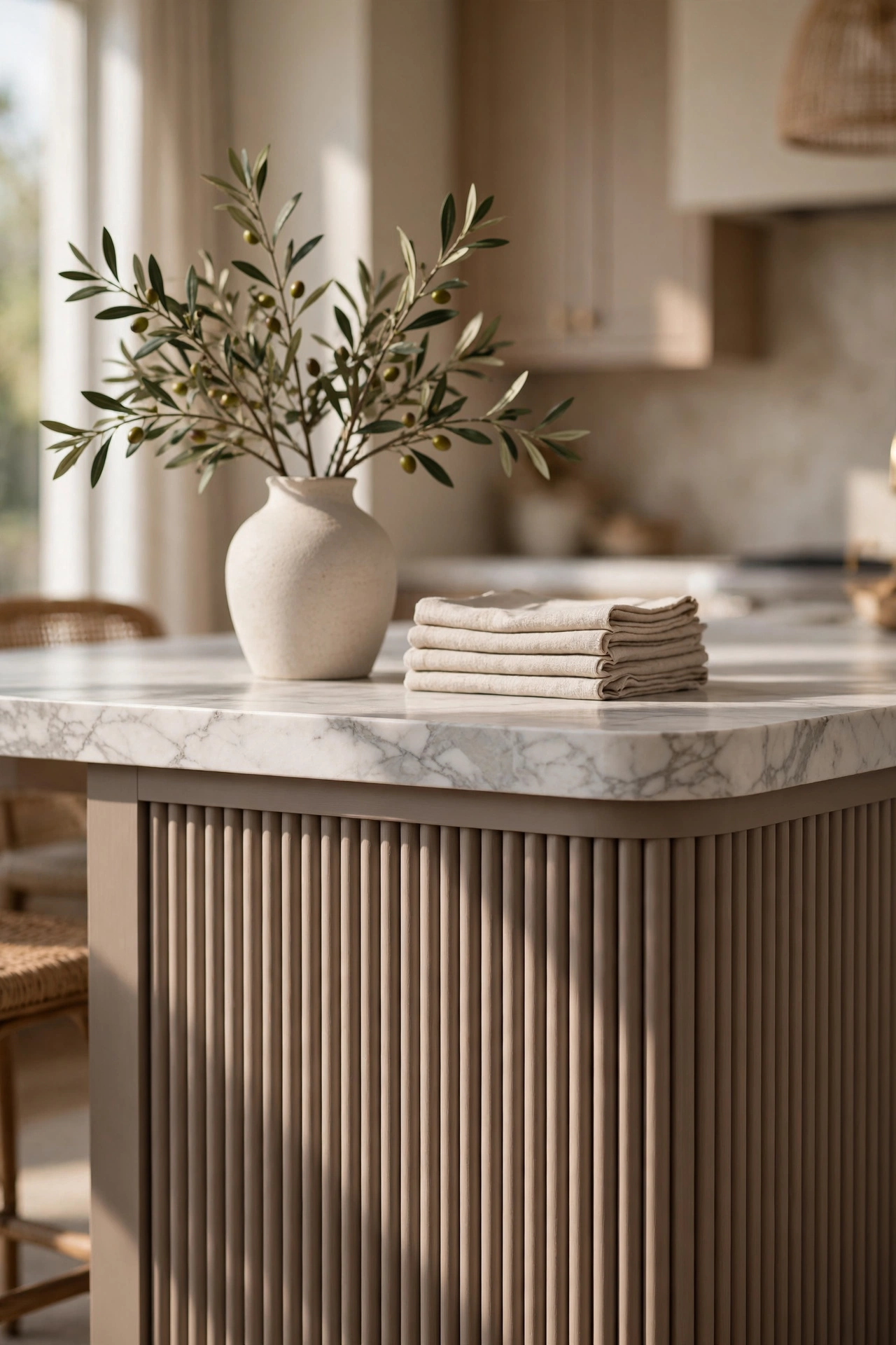 Sophisticated Fluted Base Detailing