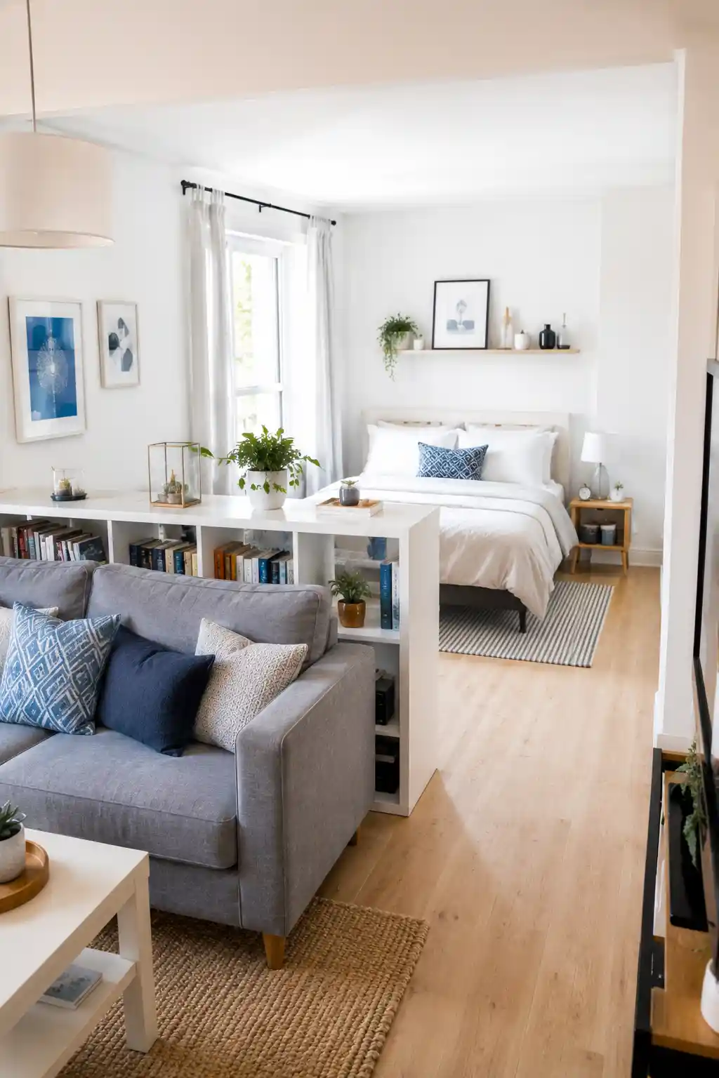 Zoned Studio Apartment Living