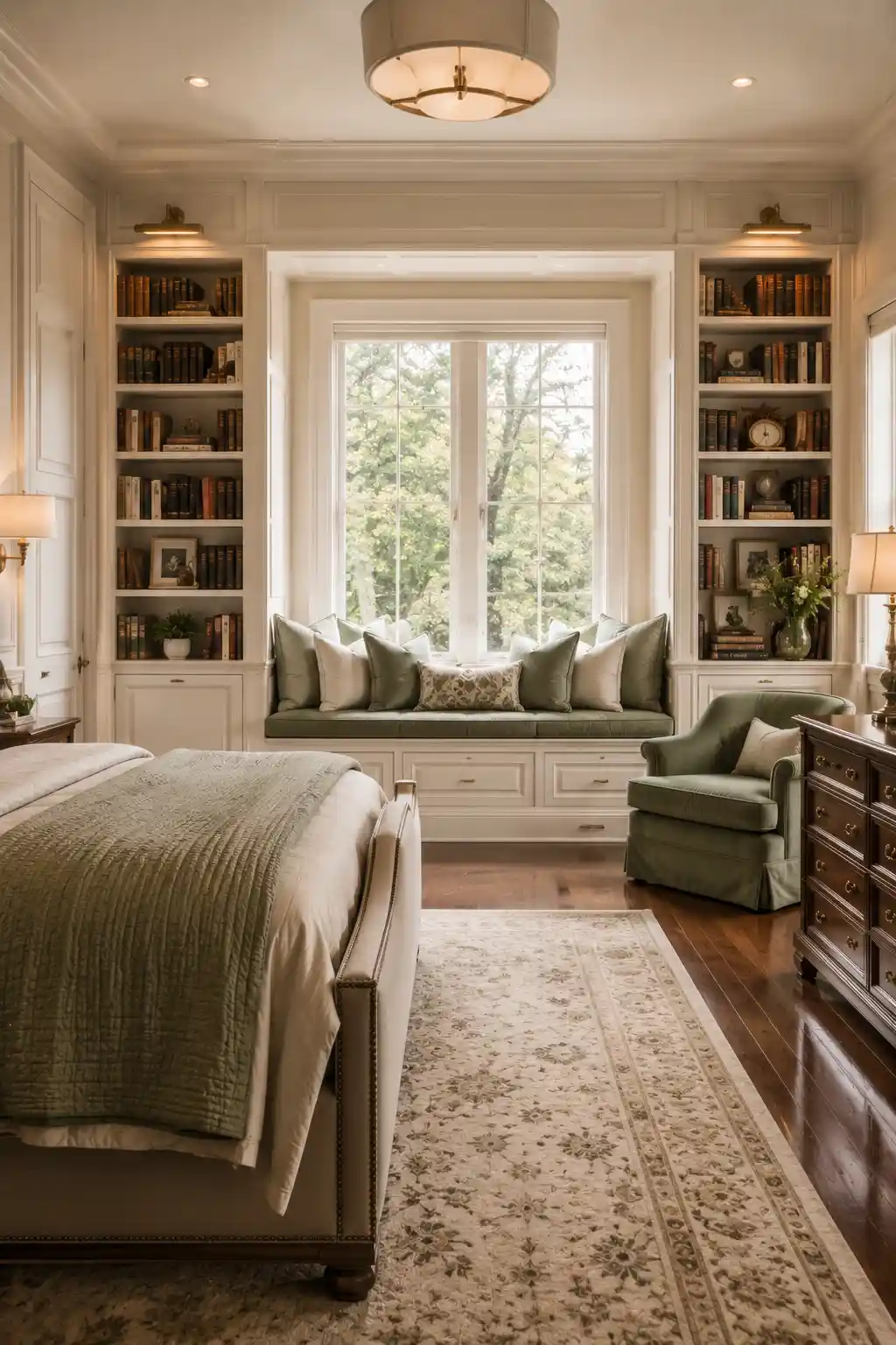 Window-Seat Library Nooks
