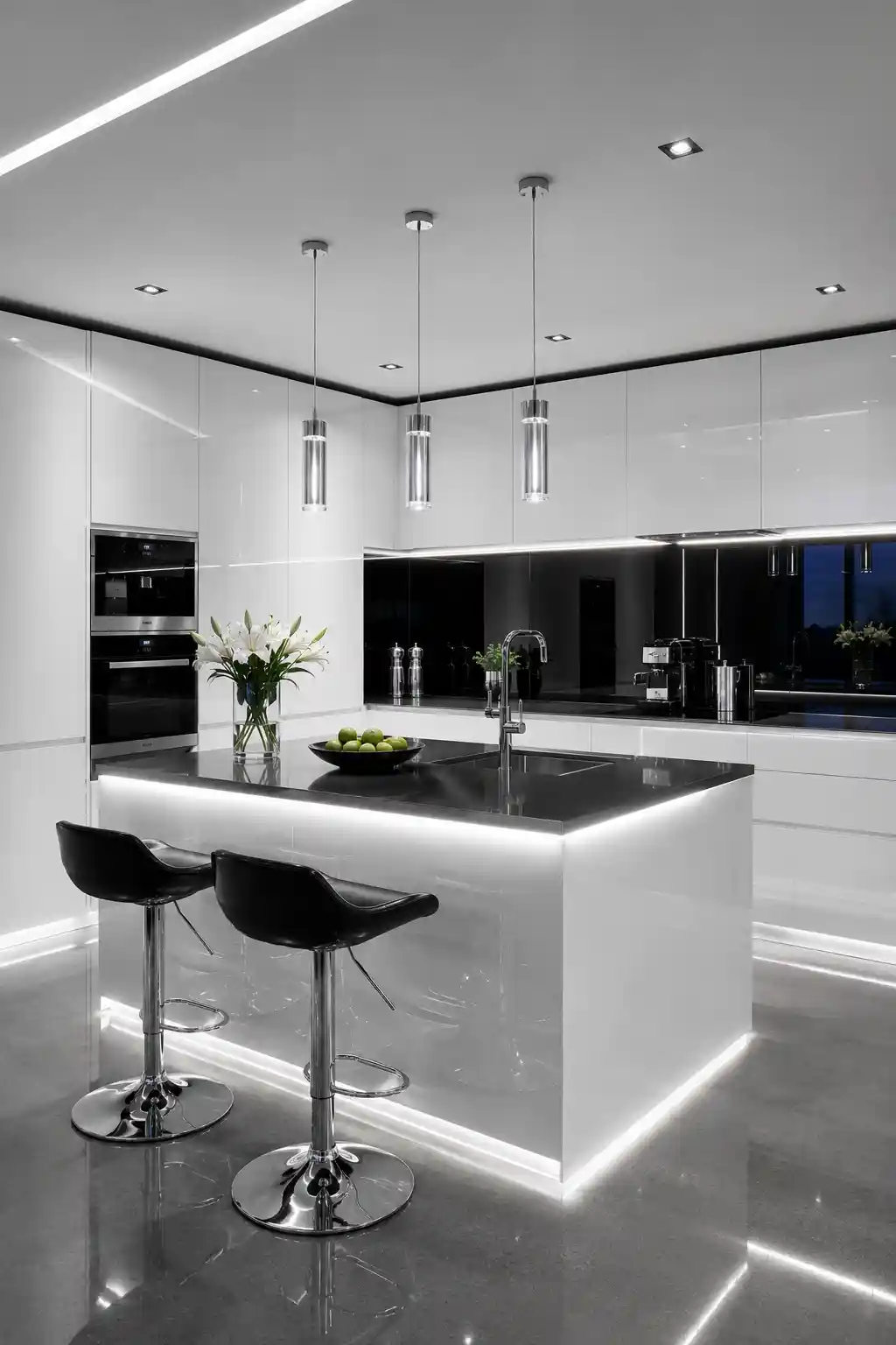 High-Gloss Urban Minimalism
