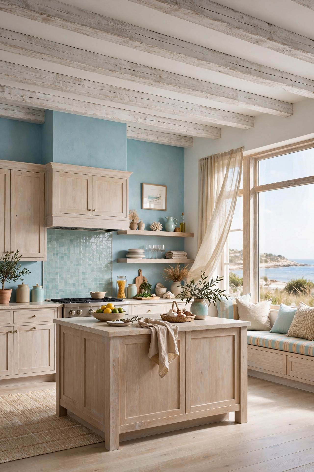 Coastal Calm and Driftwood Tones