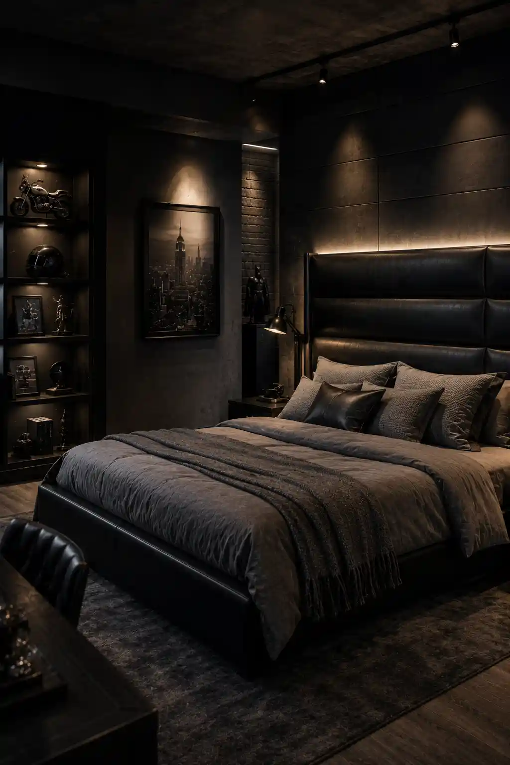 Sophisticated Noir-Inspired Sanctuary