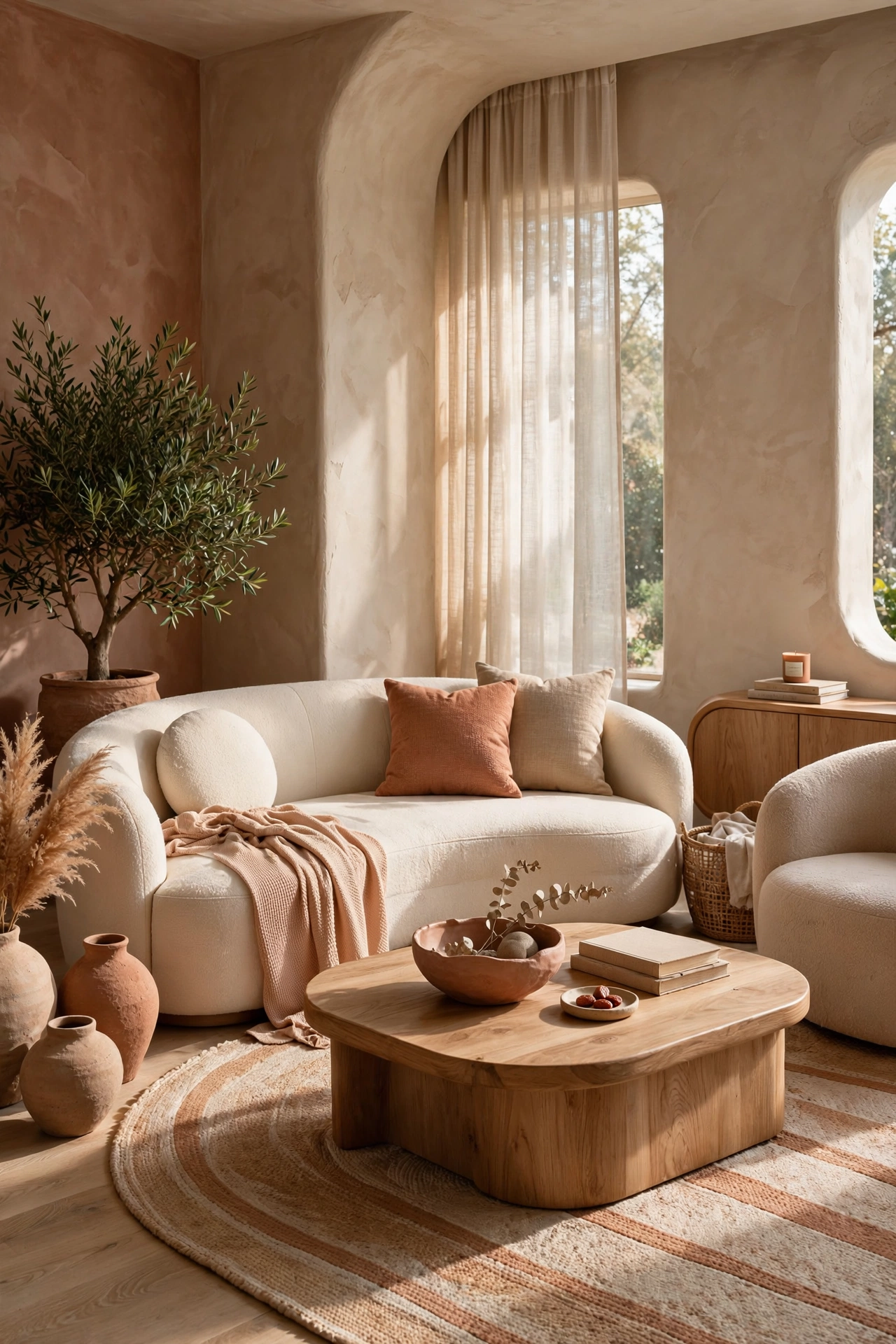 Integrate Soft Curved Furniture