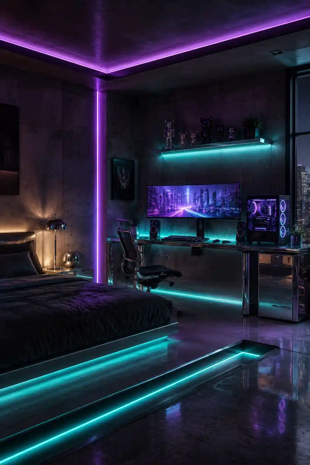 Futuristic Cyberpunk Tech Suite