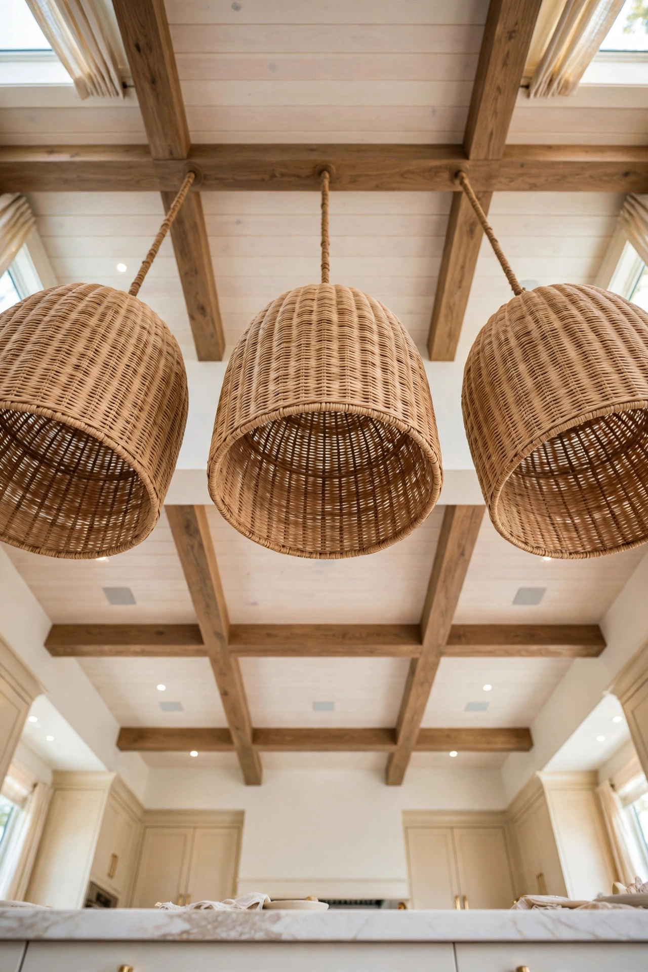 Organic Woven Pendant Lighting