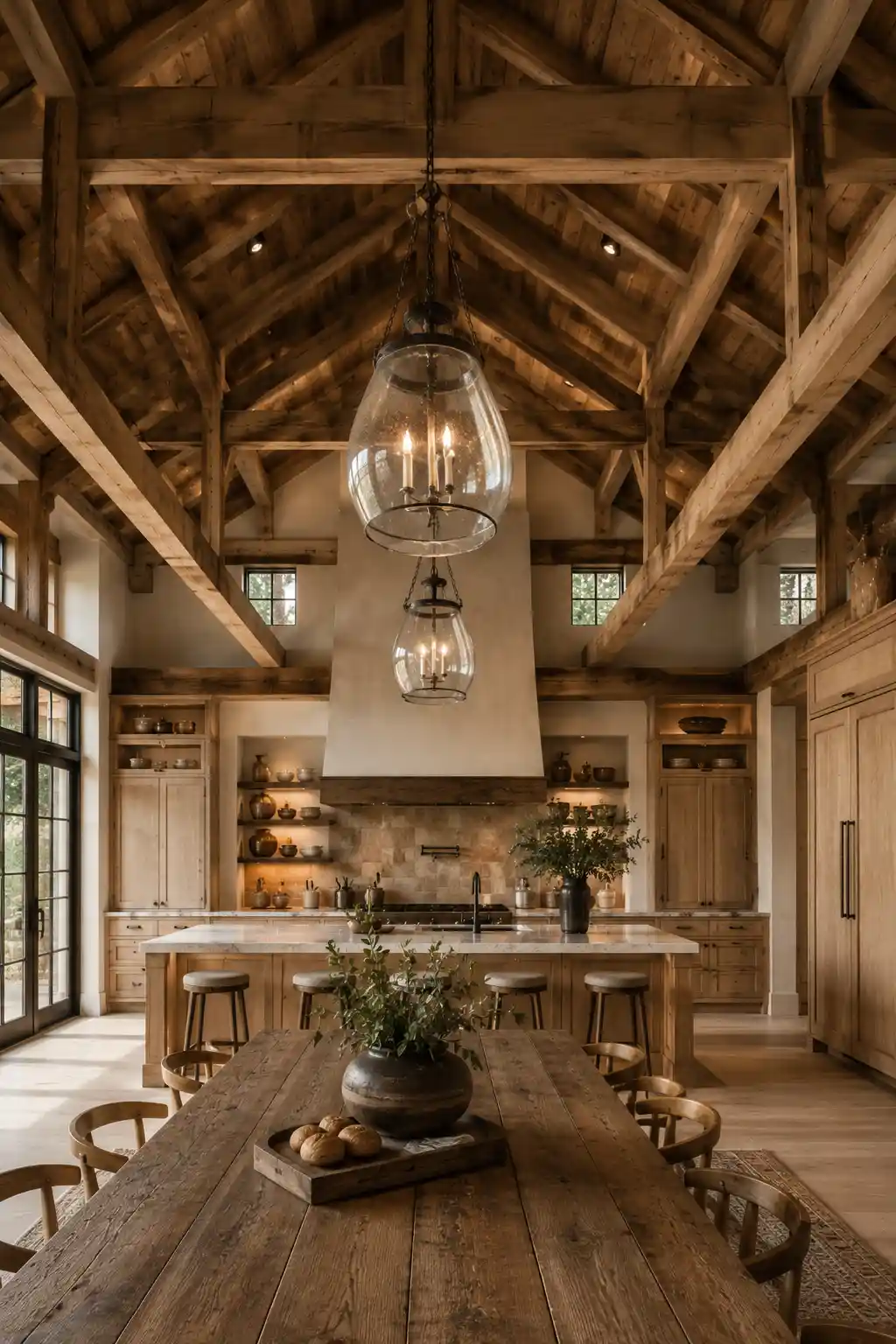 Architectural Wood Beams and Vaulted Ceilings