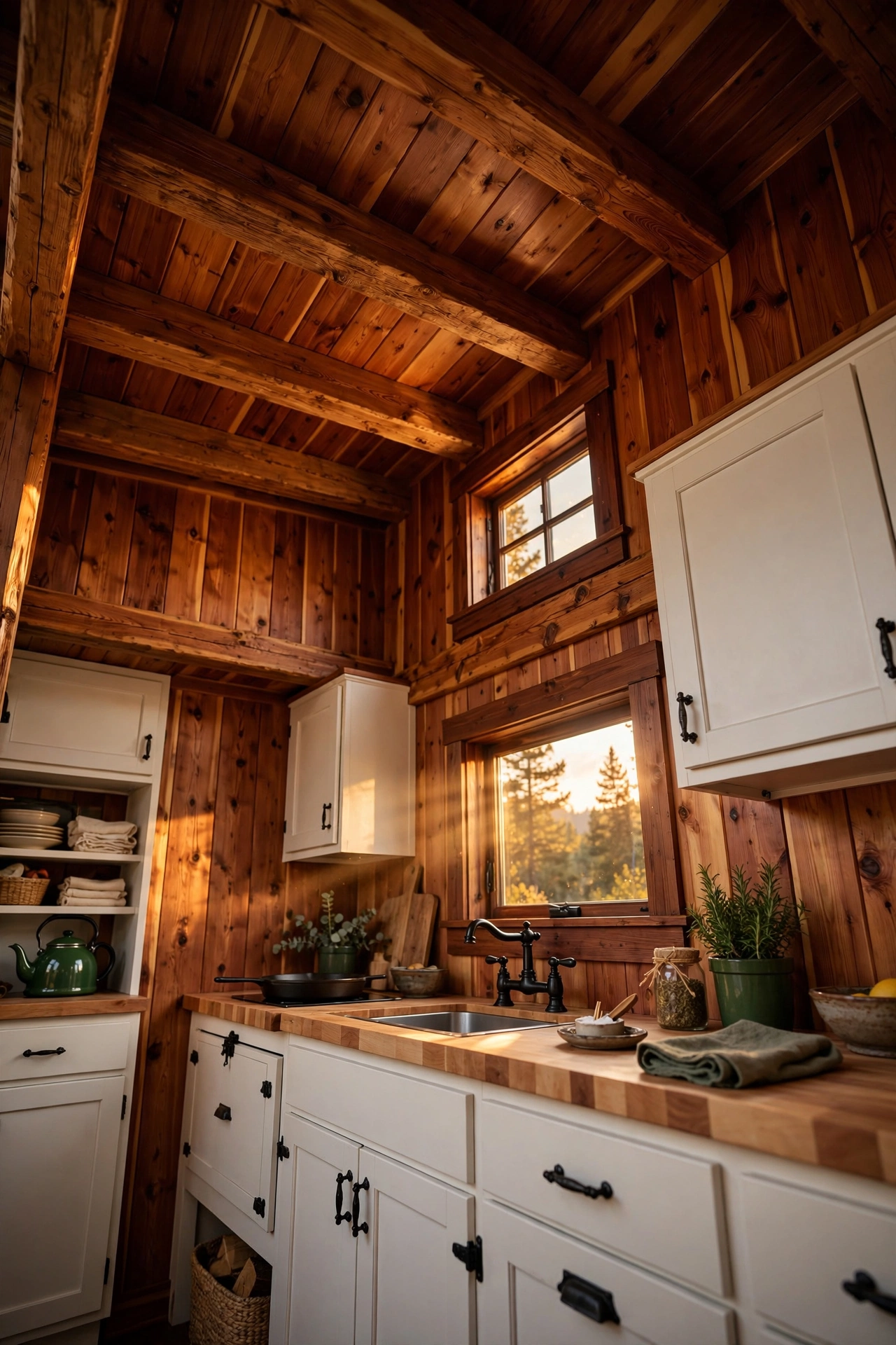 Rustic Timber Cabin Retreat