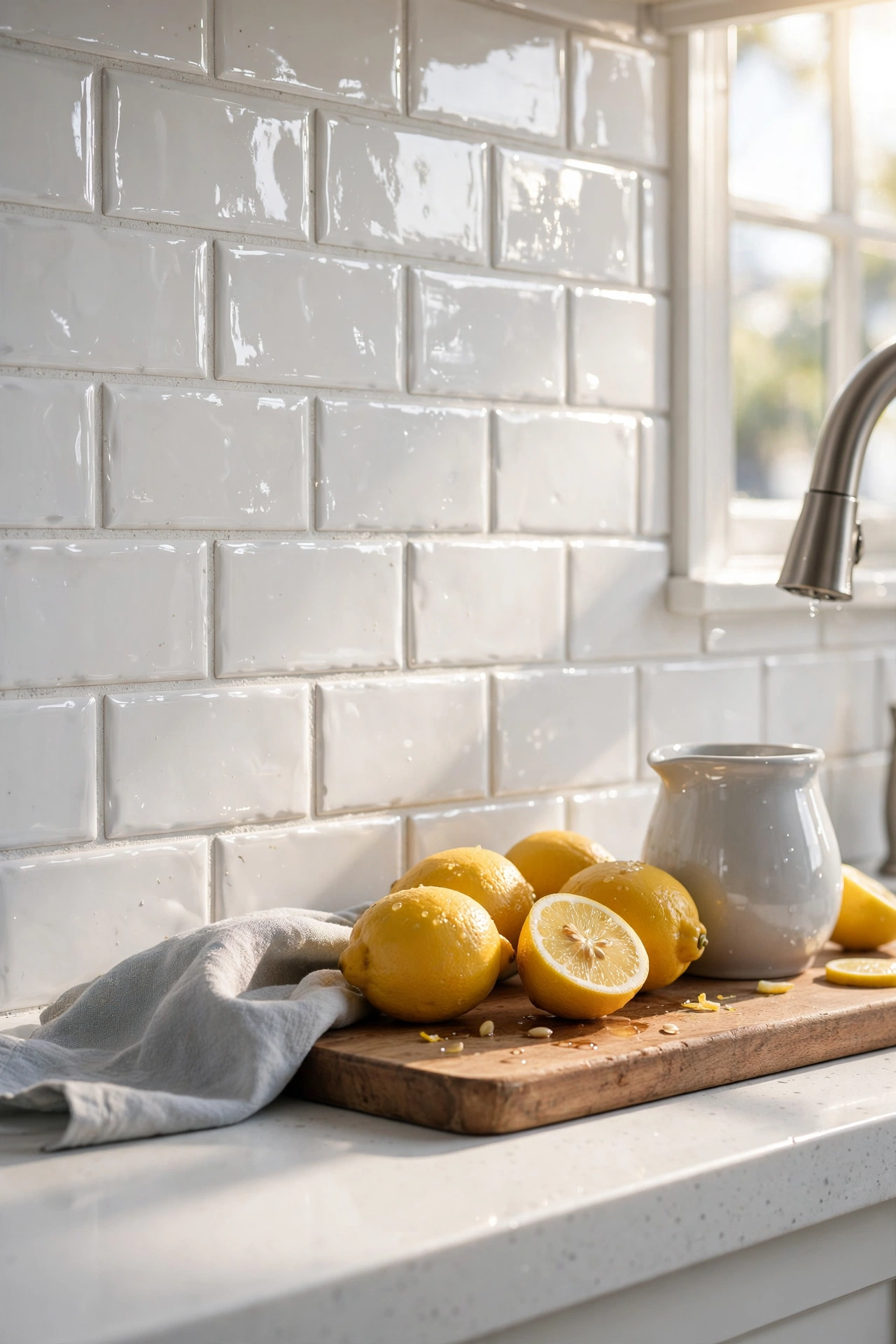 Classic White Subway Tiles for a Crisp Look